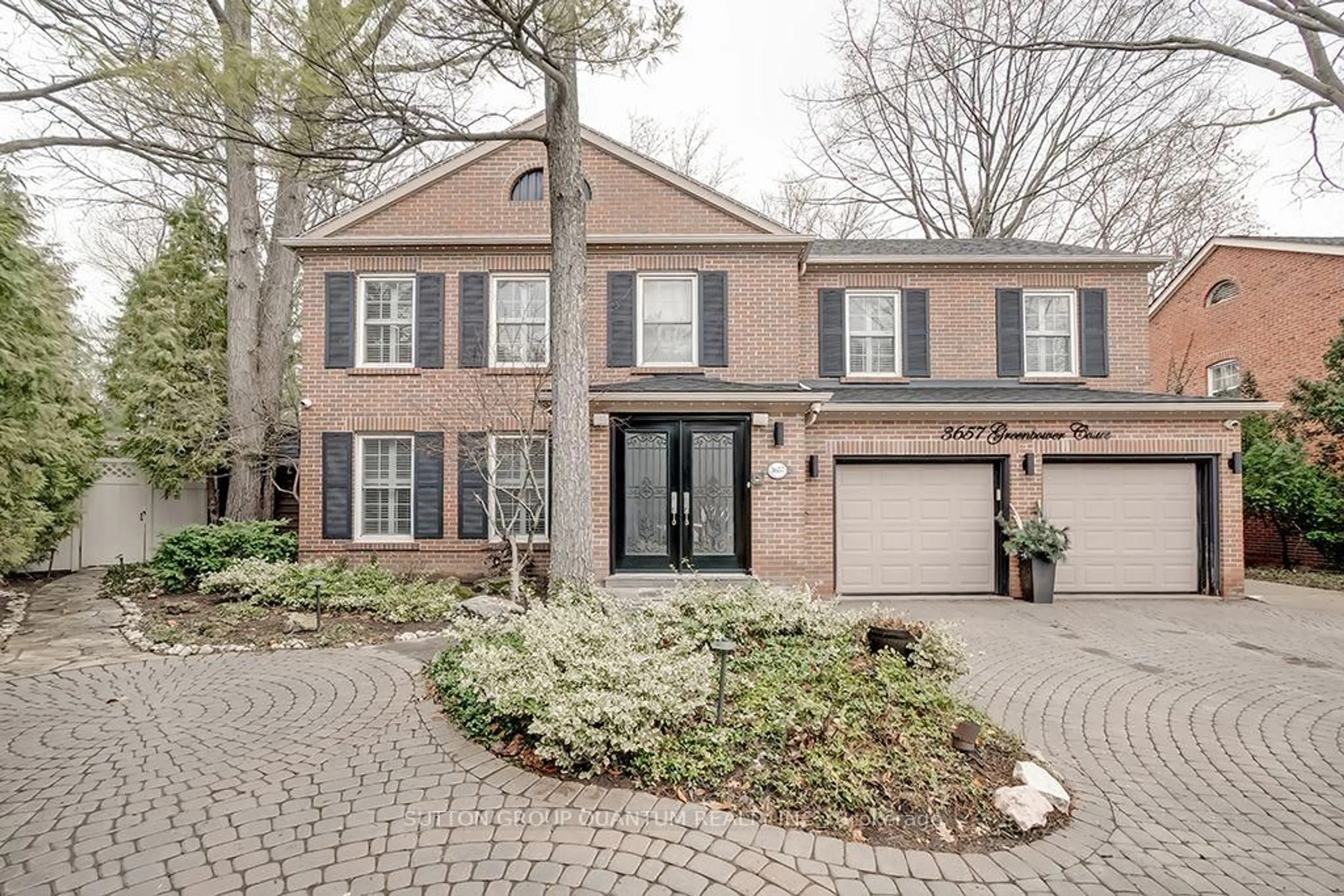 Home with brick exterior material, street for 3657 Greenbower Crt, Mississauga Ontario L5L 1P3