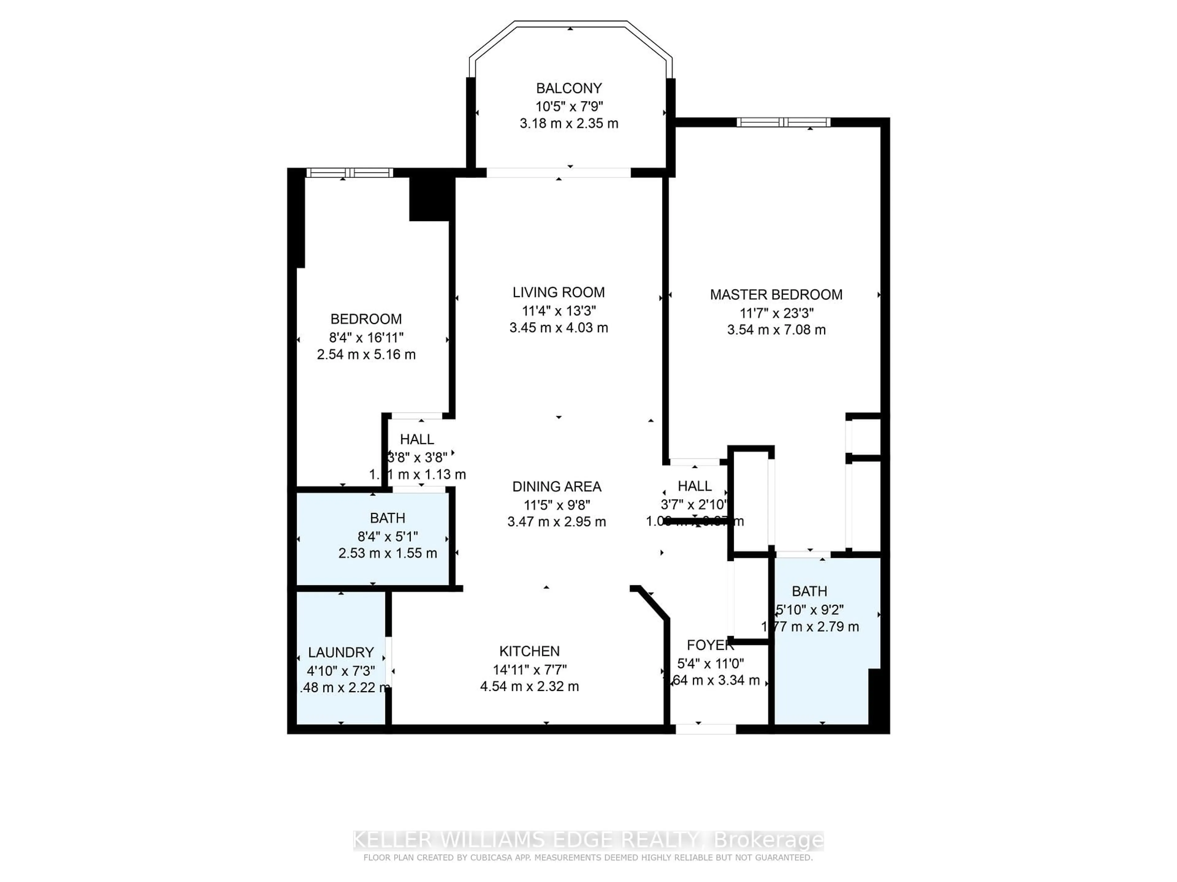 Floor plan for 2075 Amherst Heights Dr #305, Burlington Ontario L7P 5B8