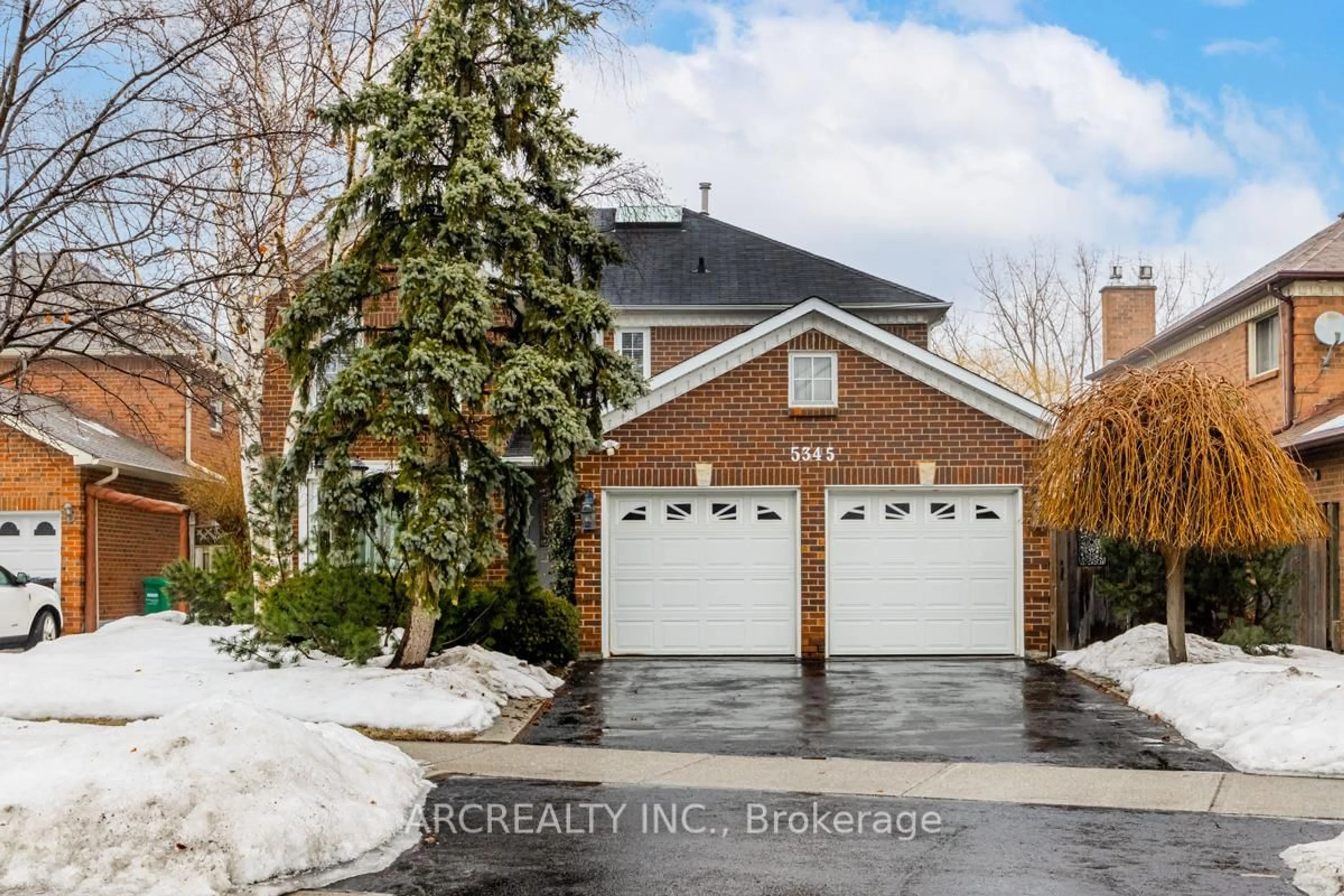 Home with brick exterior material, street for 5345 Swiftcurrent Tr, Mississauga Ontario L5R 2H6