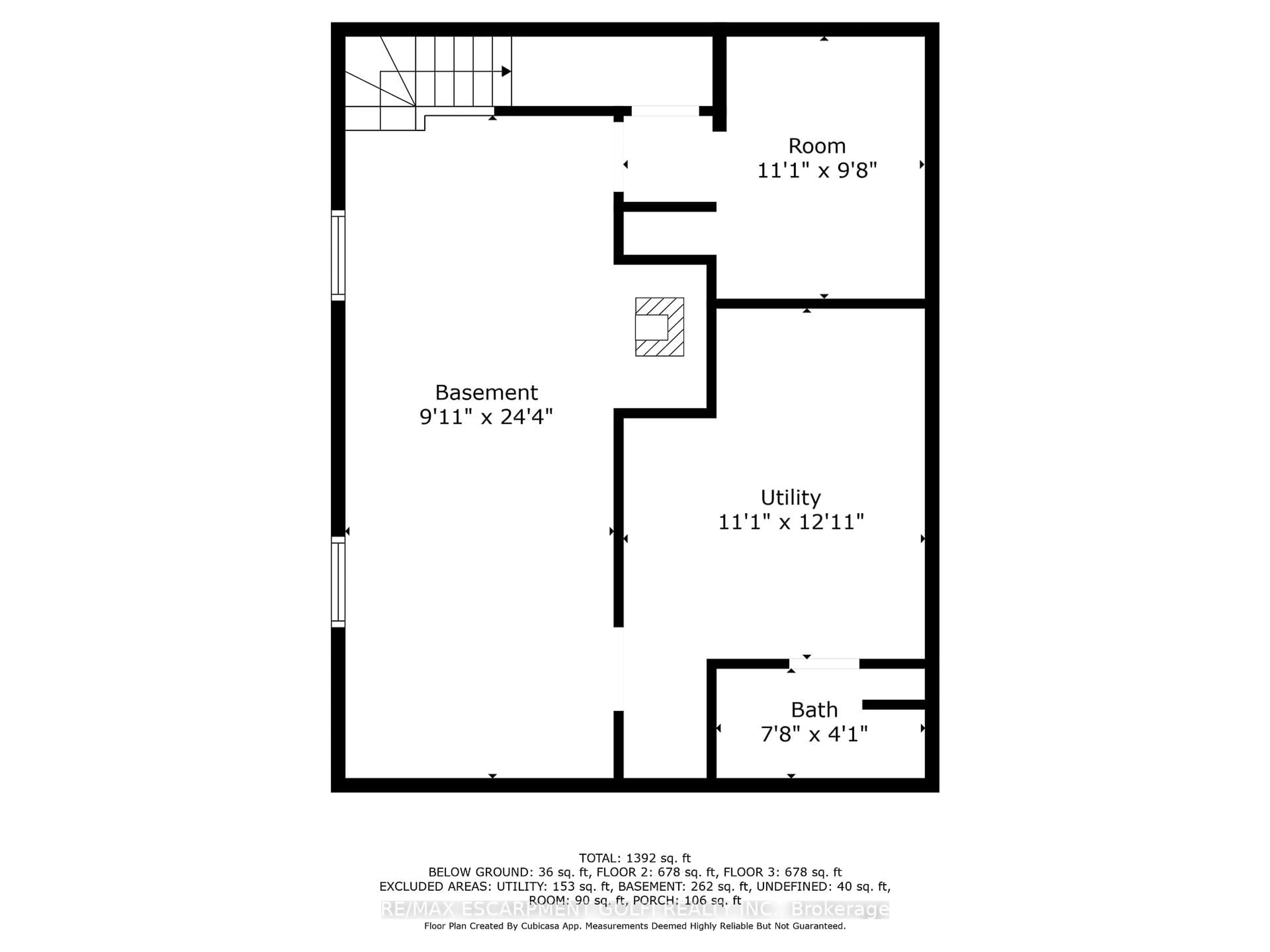 Floor plan for 1353 Birch Ave, Burlington Ontario L7S 1J1