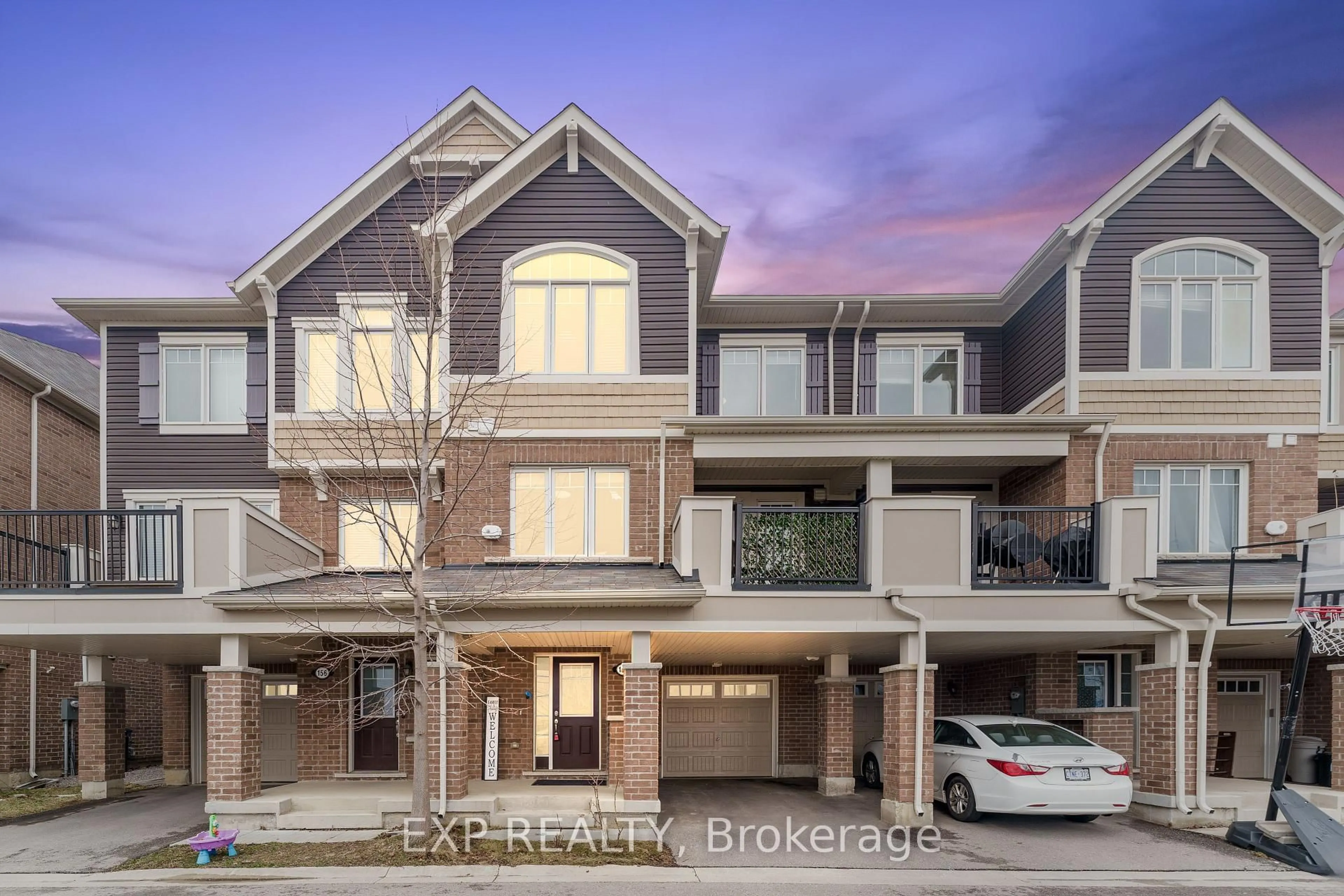 Home with brick exterior material, street for 1000 Asleton Blvd #157, Milton Ontario L9T 9L3