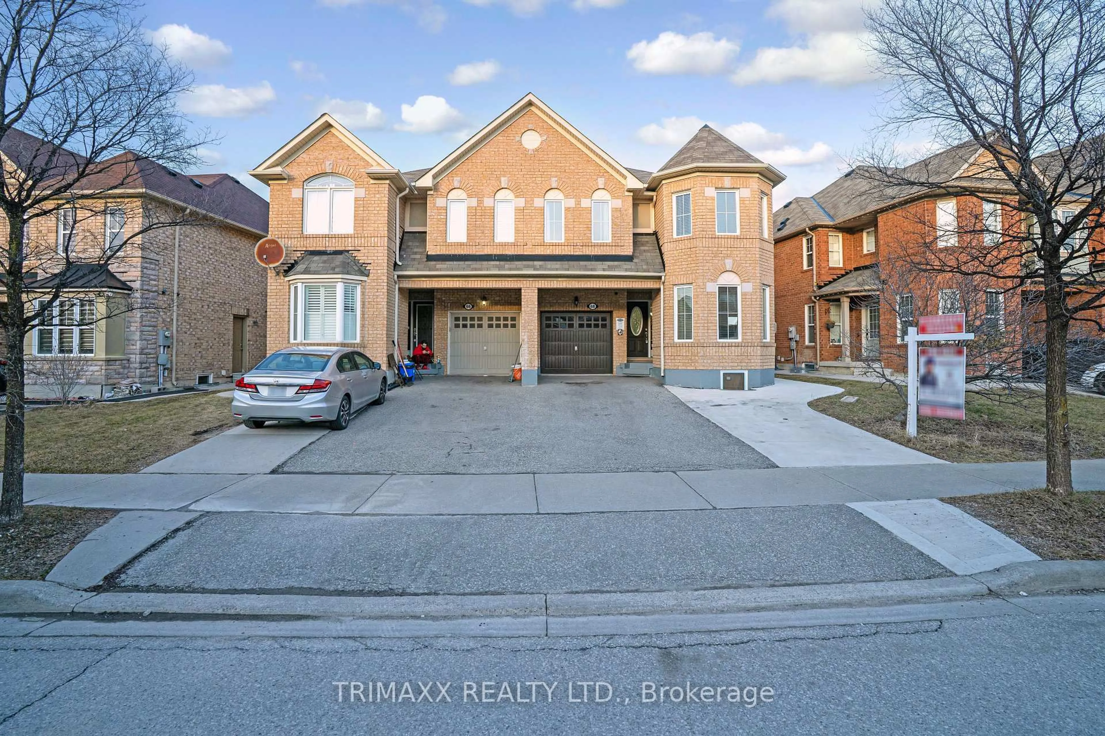 Home with brick exterior material, street for 68 Biddens Sq, Brampton Ontario L6P 3P9