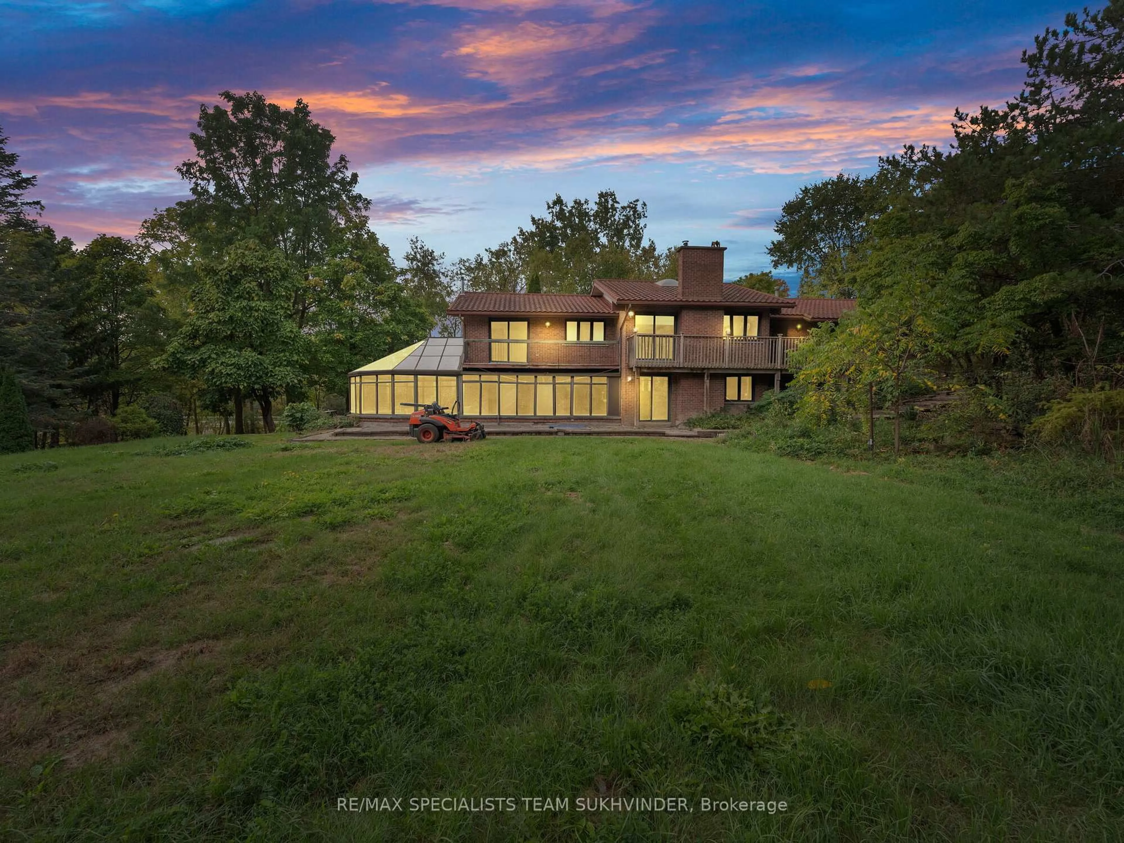 A pic from outside/outdoor area/front of a property/back of a property/a pic from drone, unknown for 13397 Centreville Creek Rd, Caledon Ontario L7E 5T3