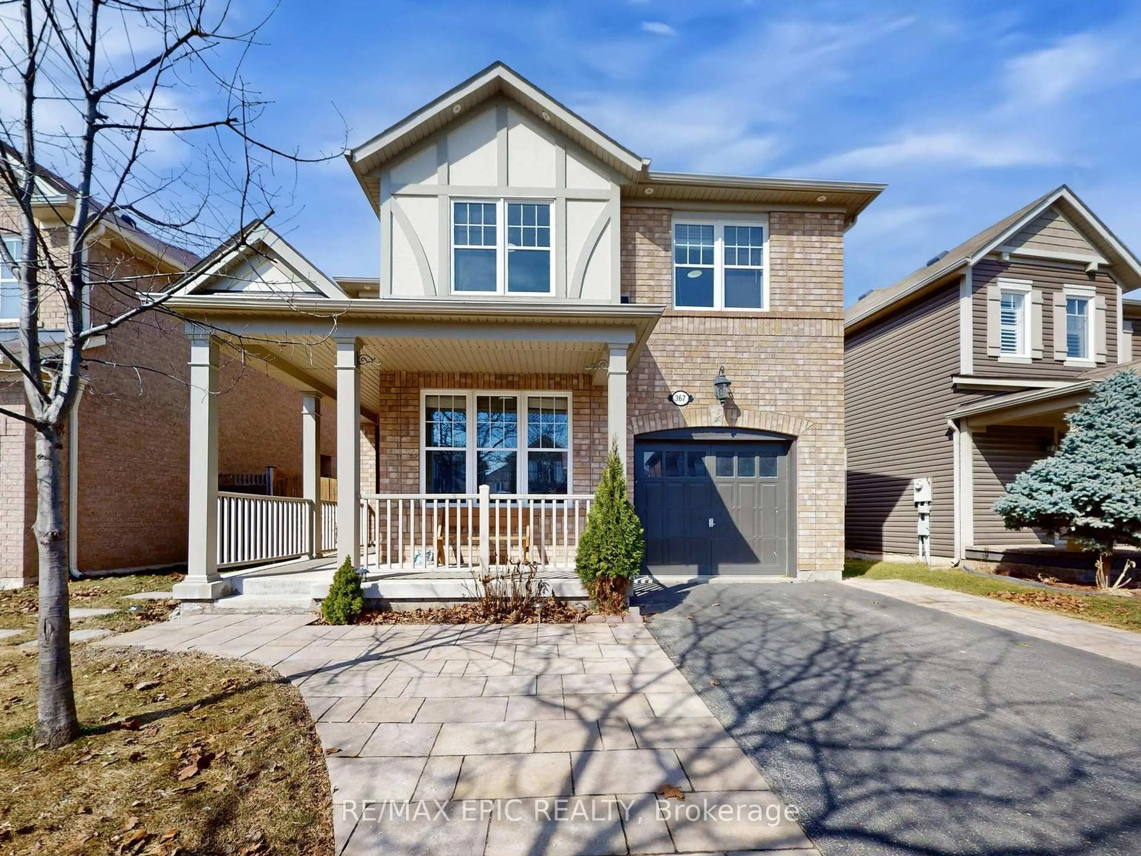 Home with brick exterior material, street for 367 Grenke Pl, Milton Ontario L9T 7T4