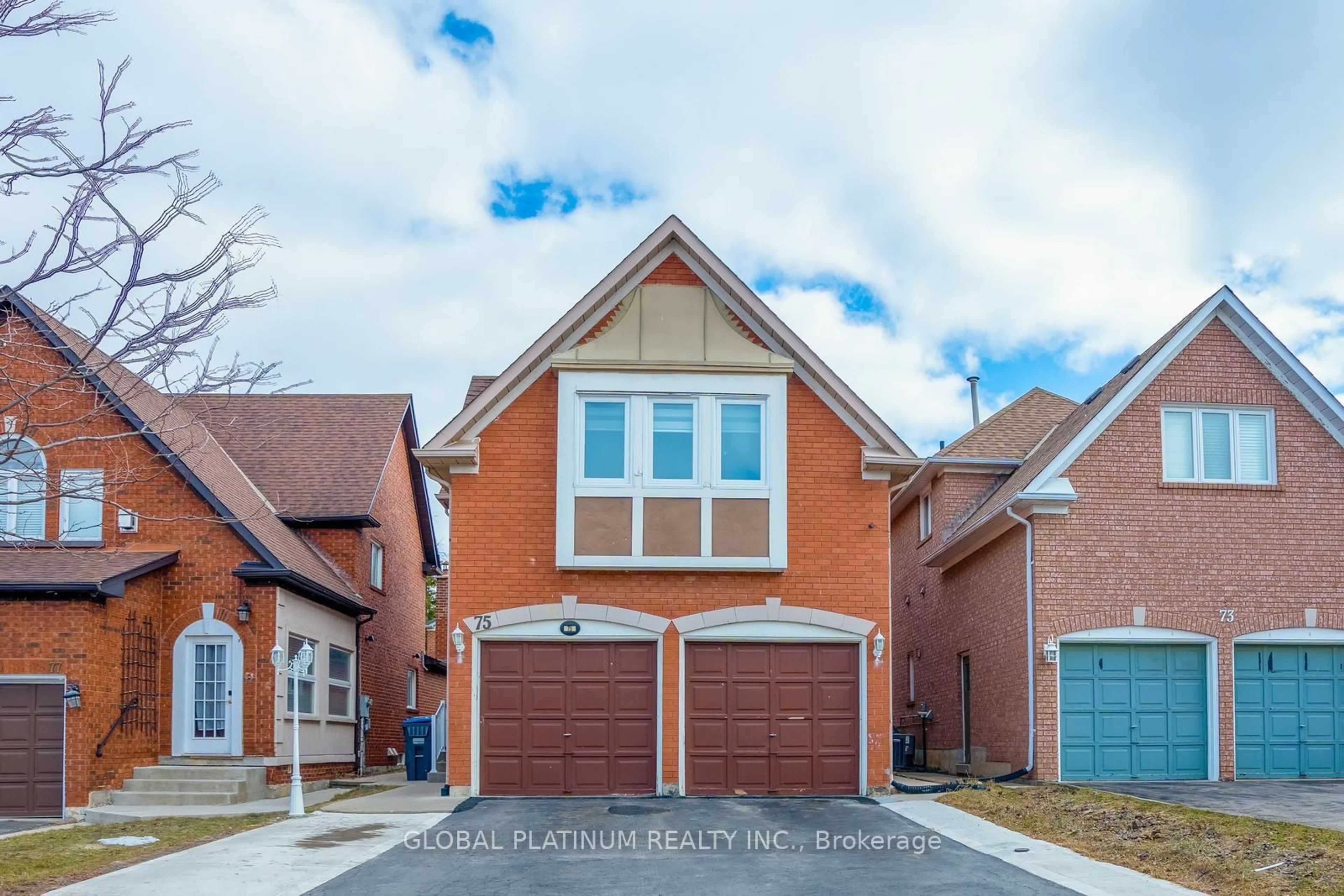 Home with brick exterior material, street for 75 Peace Valley Cres, Brampton Ontario L6R 1G3