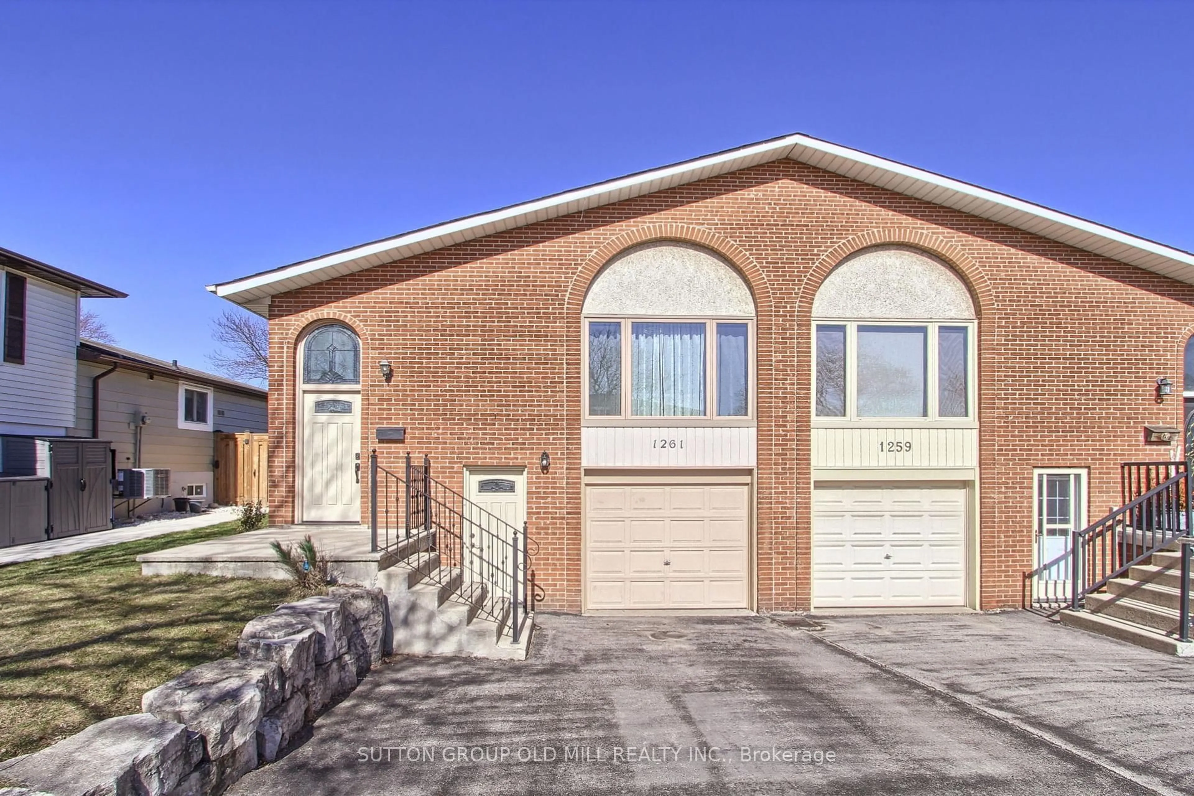 Home with brick exterior material, street for 1261 Consort Cres, Burlington Ontario L7M 1J8