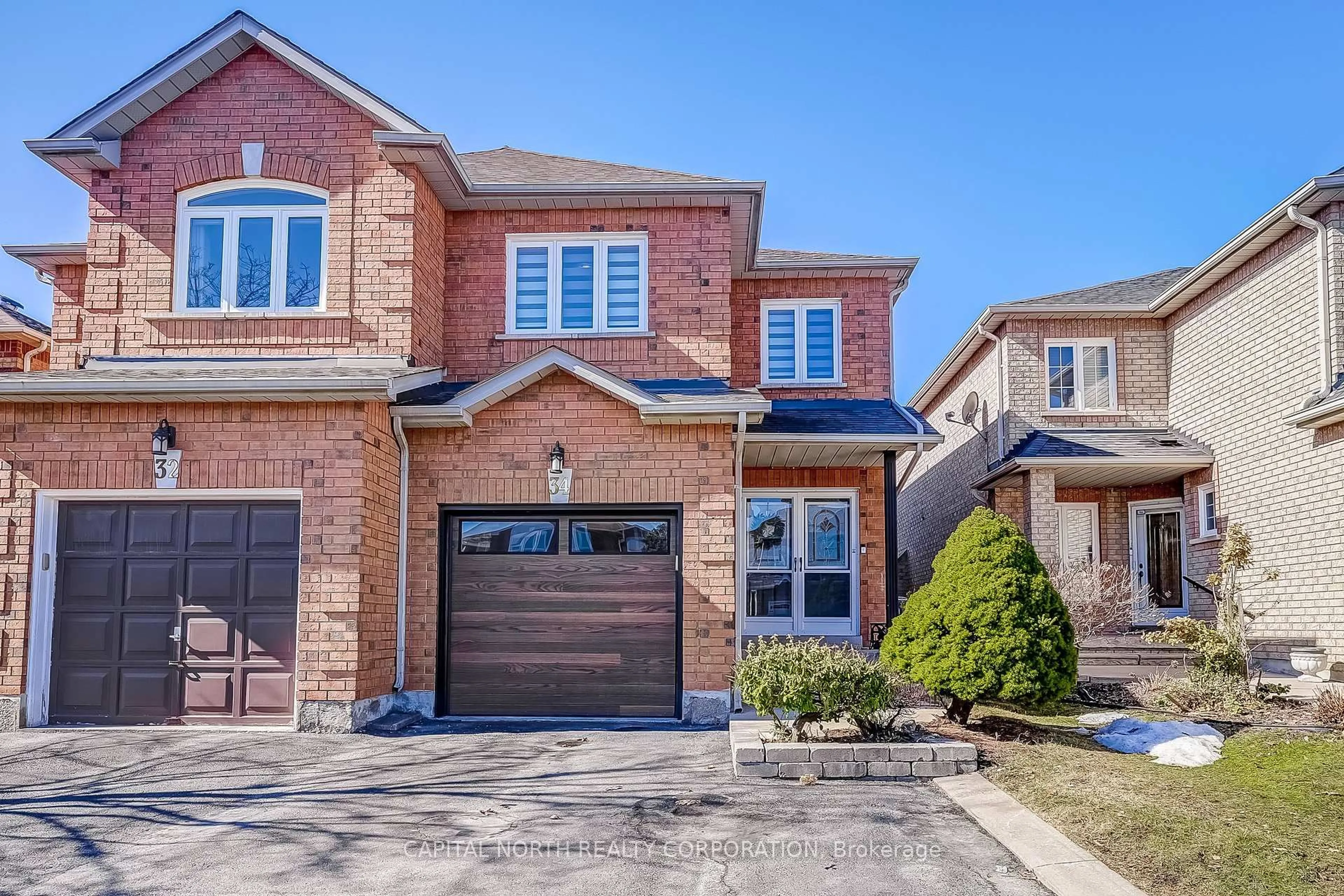 Home with brick exterior material, street for 34 Highmore Ave, Caledon Ontario L7E 1V9