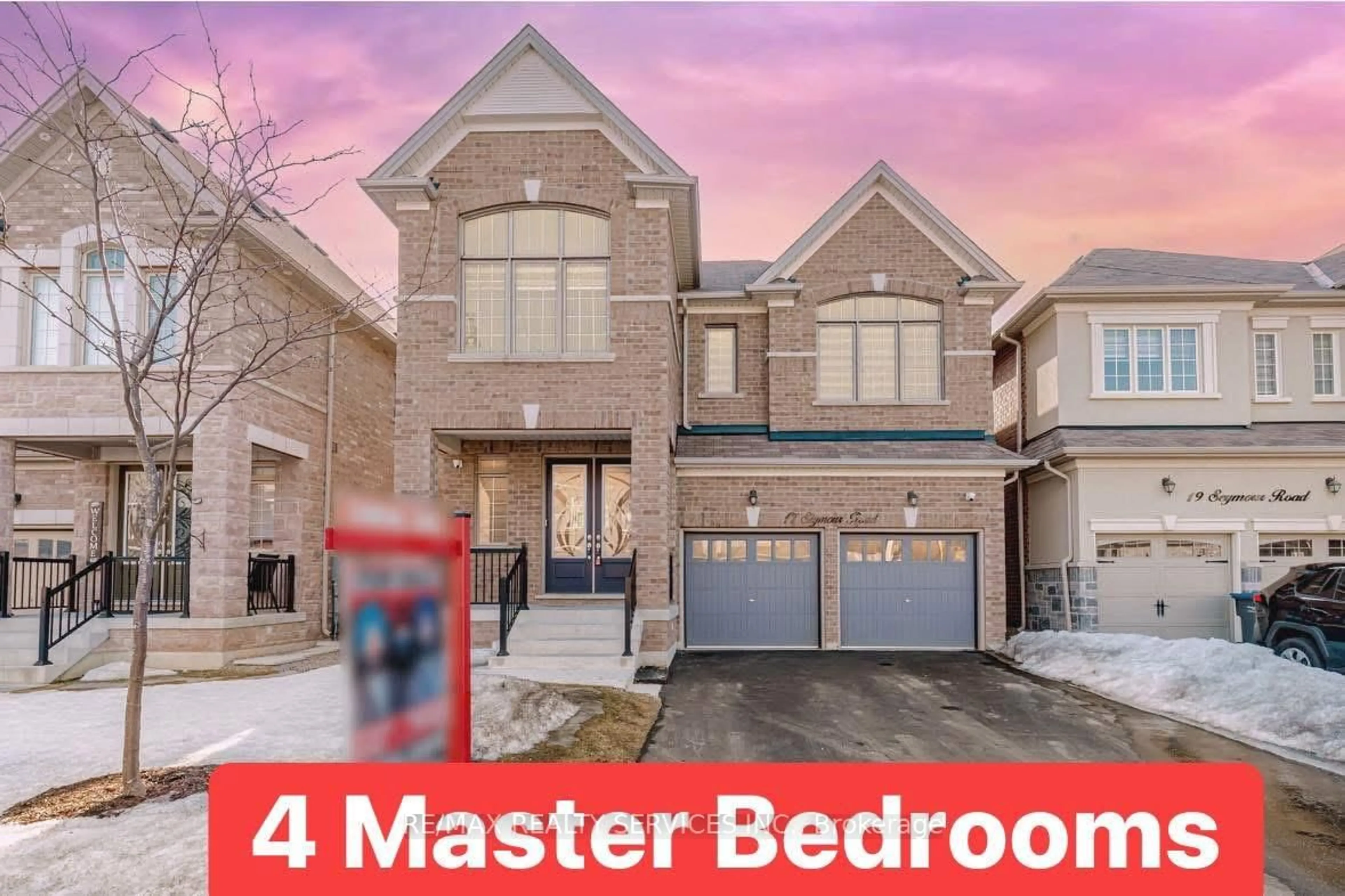 Home with brick exterior material, street for 17 Seymour Rd, Brampton Ontario L6R 4A9