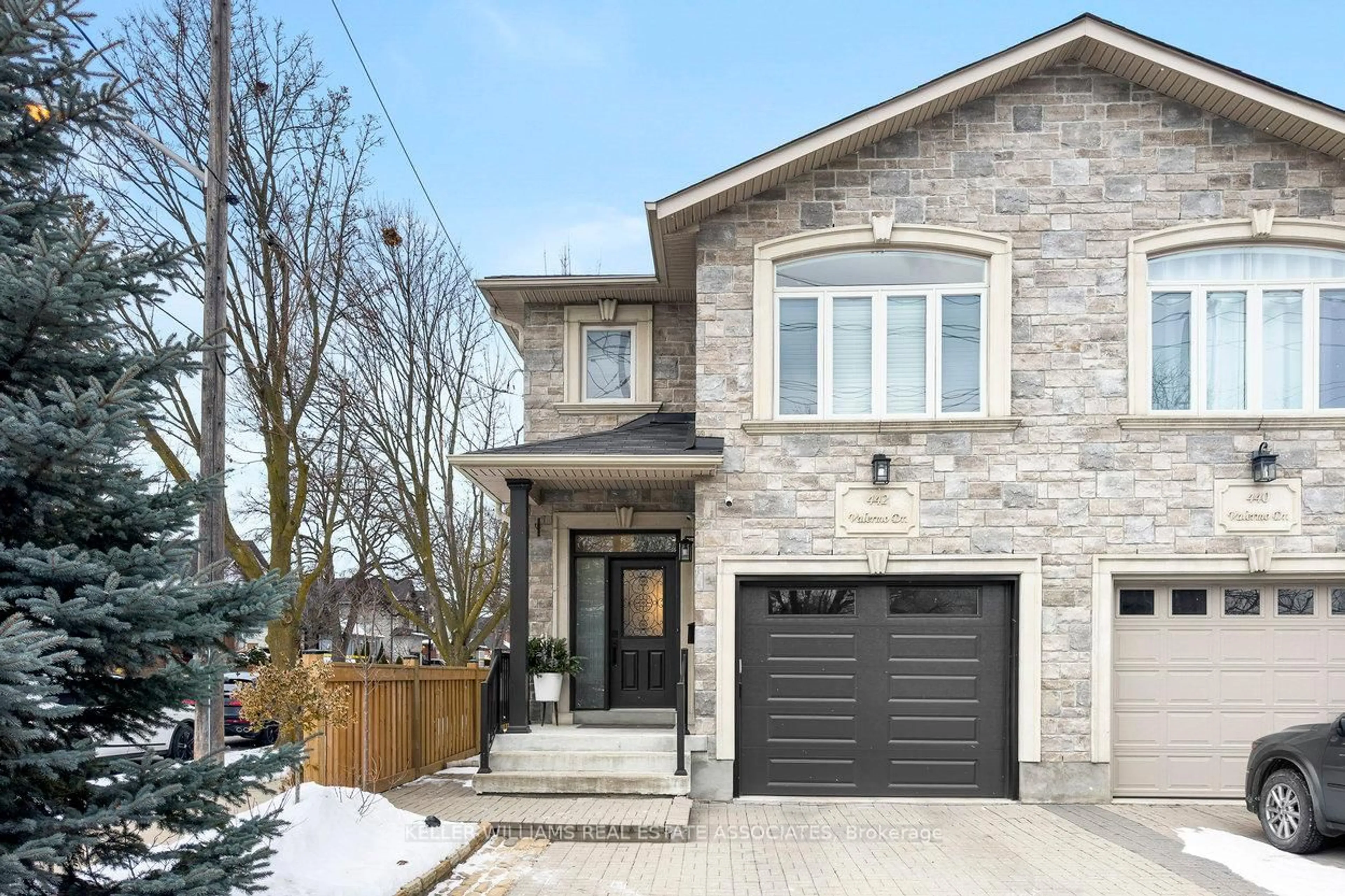 Home with brick exterior material, street for 442 Valermo Dr, Toronto Ontario M8W 2M2