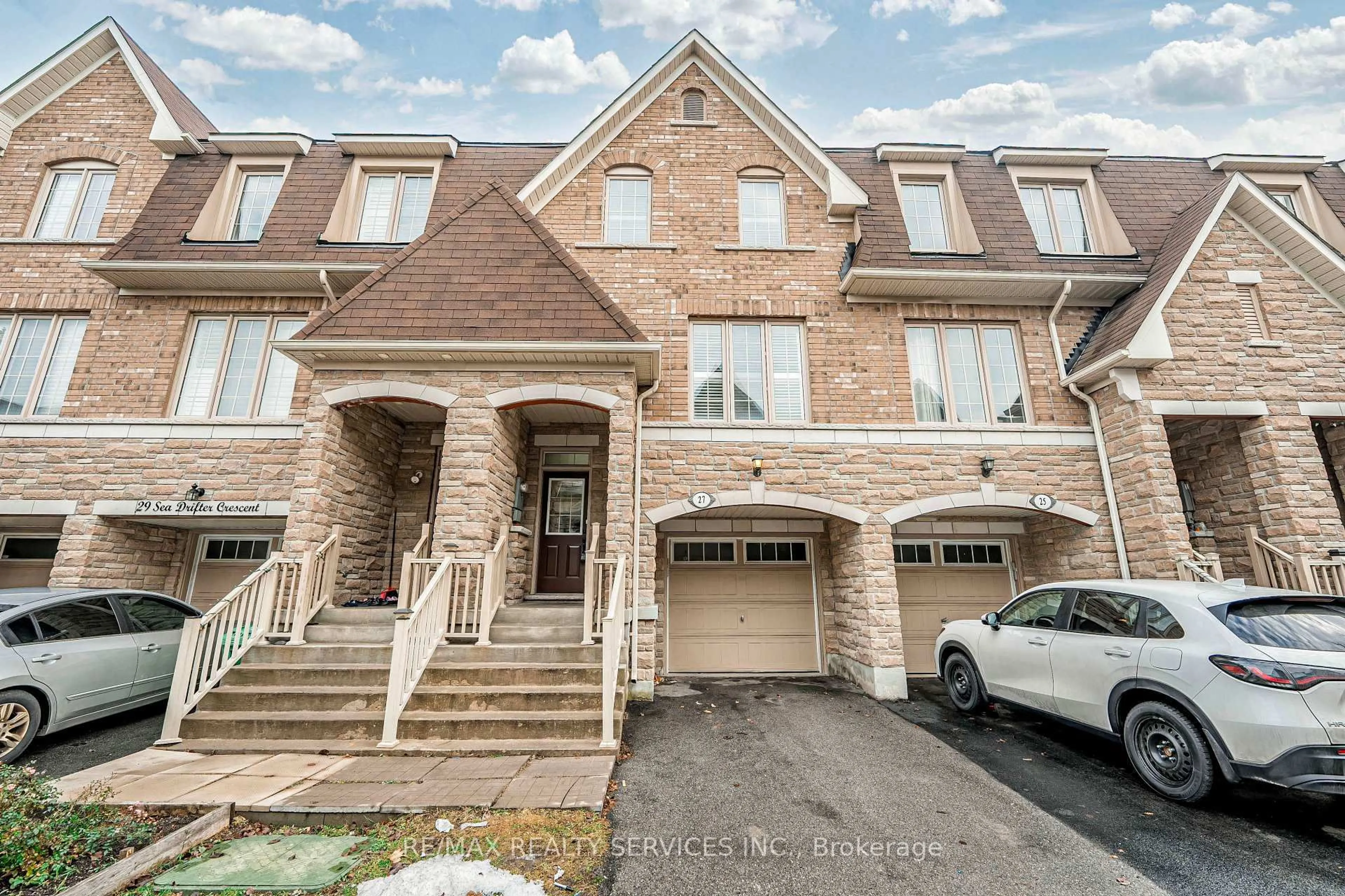 Home with brick exterior material, street for 27 Sea Drifter Cres, Brampton Ontario L6P 4B1