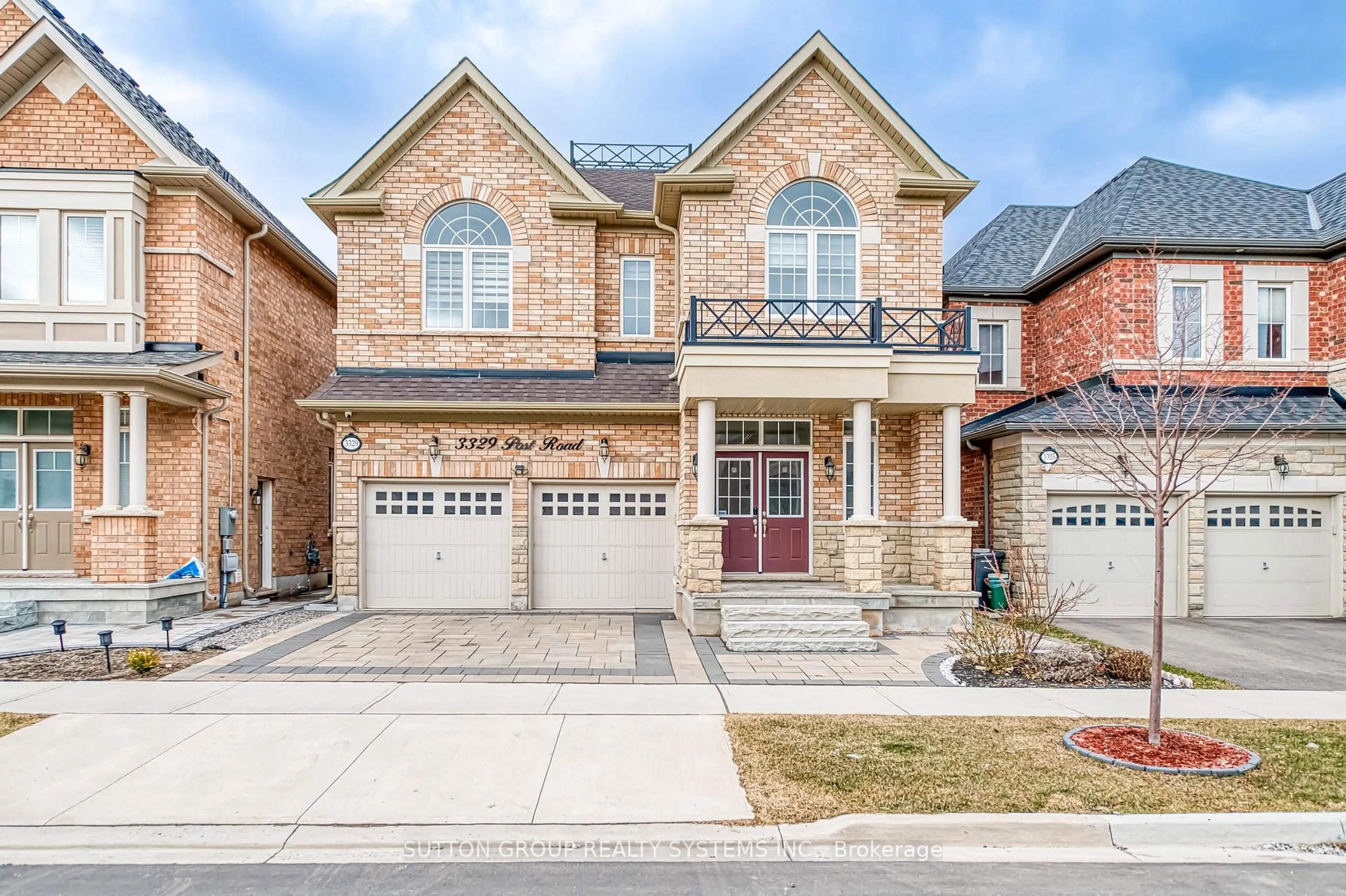 Home with brick exterior material, street for 3329 Post Rd, Oakville Ontario L6H 0Y5