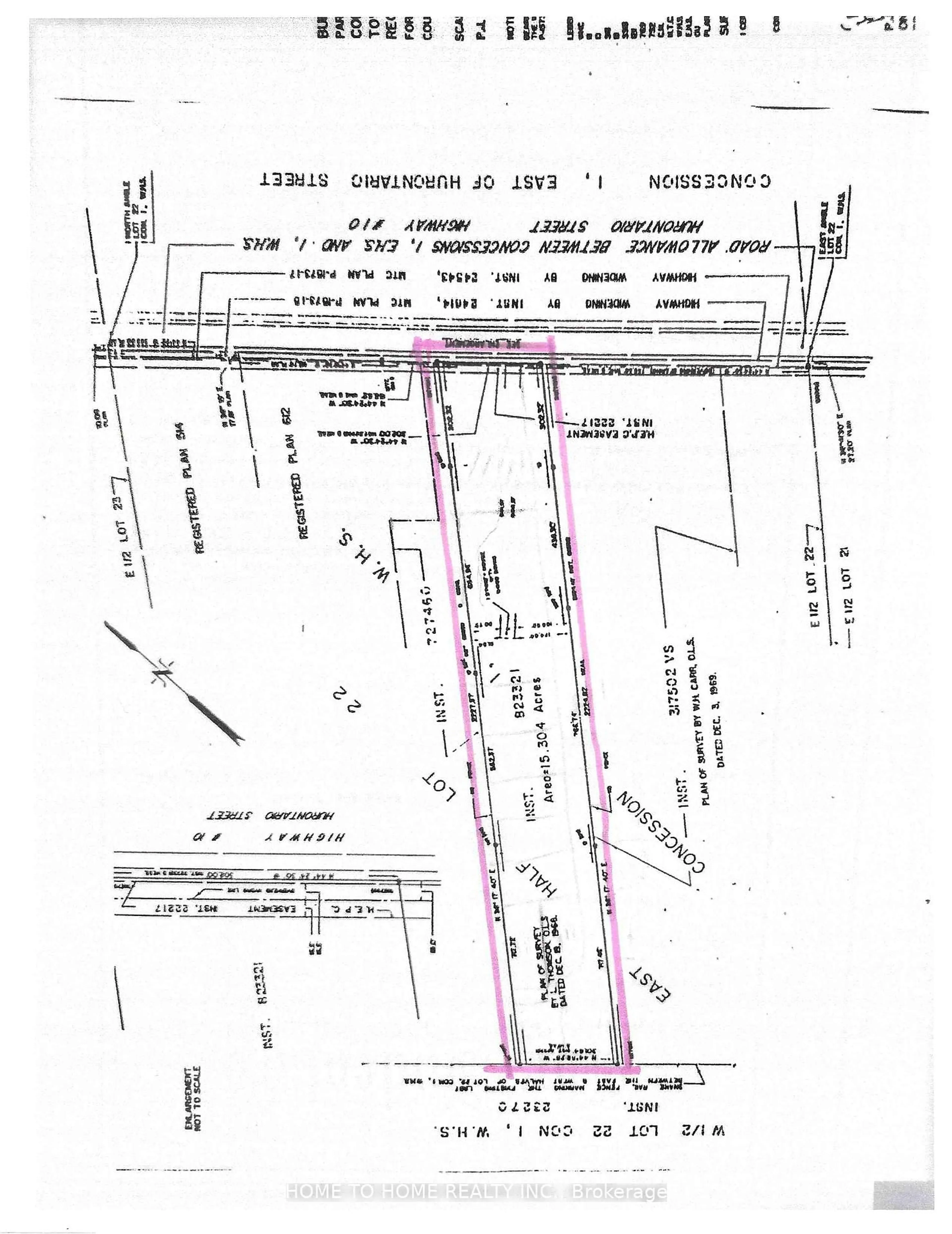 Picture of a map for 19690 Hurontario St, Caledon Ontario L7K 1W7