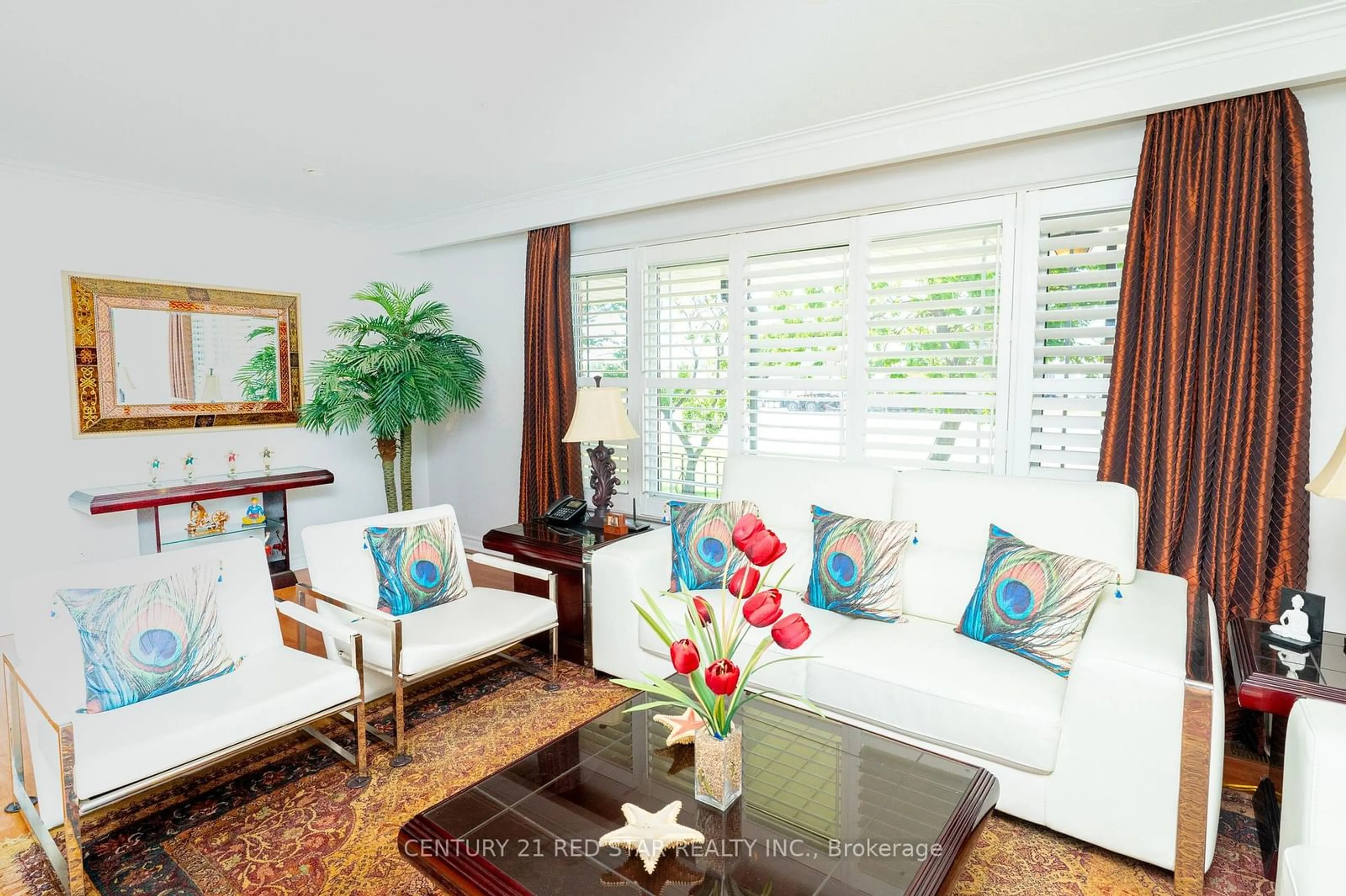 Living room with furniture, wood/laminate floor for 5955 Mayfield Rd, Brampton Ontario L6R 0A8