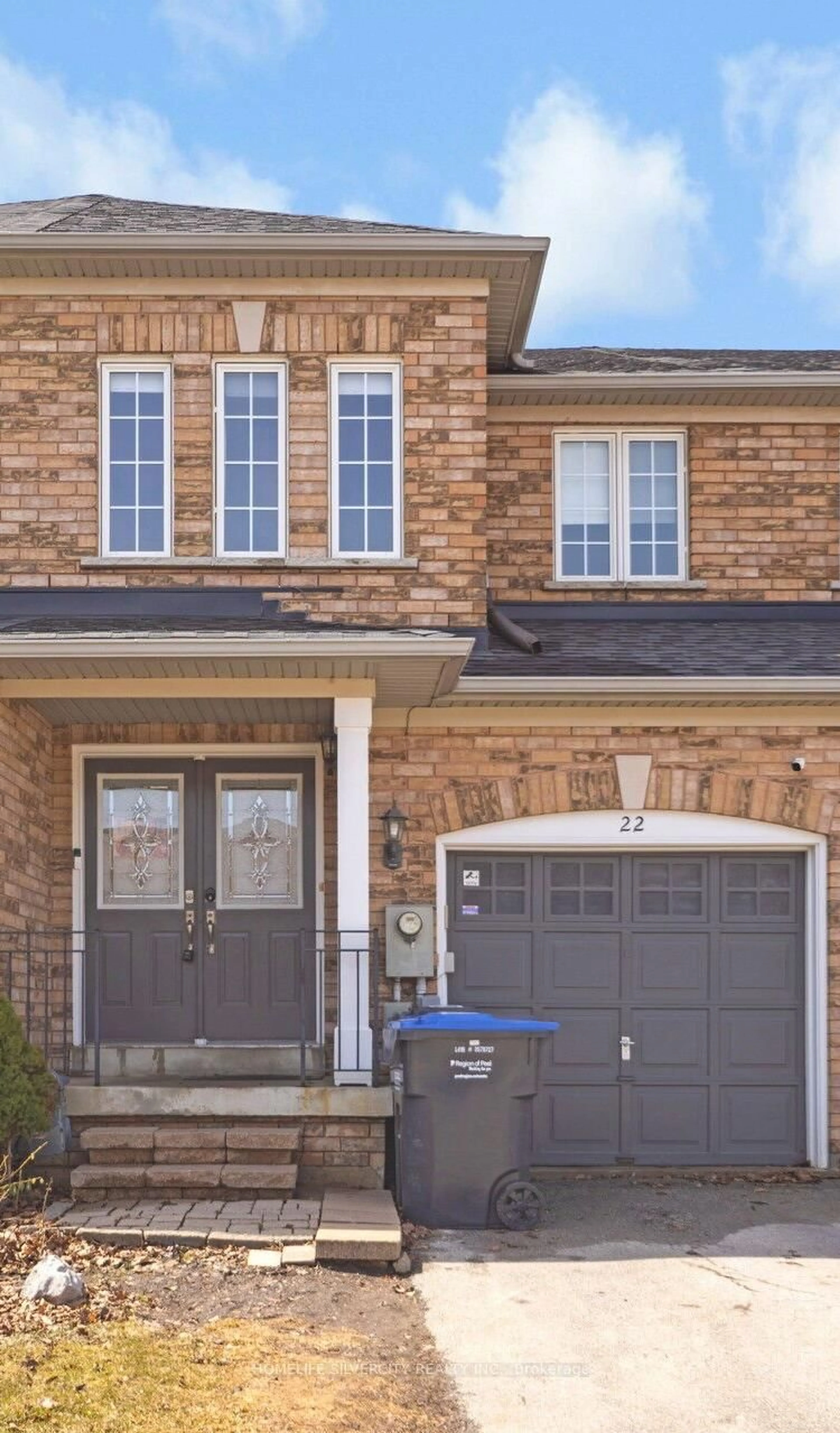 Home with brick exterior material, street for 22 Frank Johnston Rd, Caledon Ontario L7E 2L4
