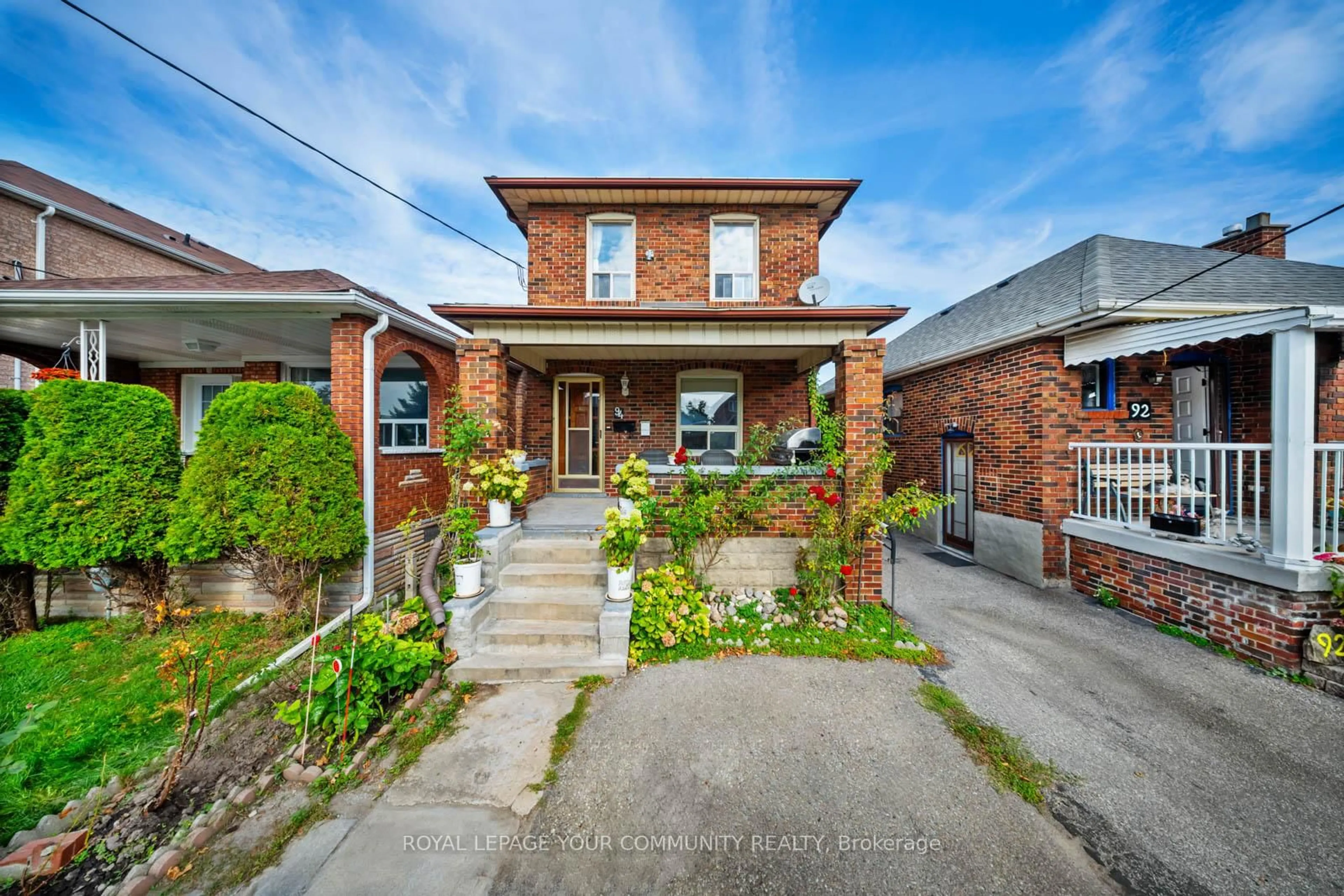 Home with brick exterior material, street for 94 Ypres Rd, Toronto Ontario M6M 1P3