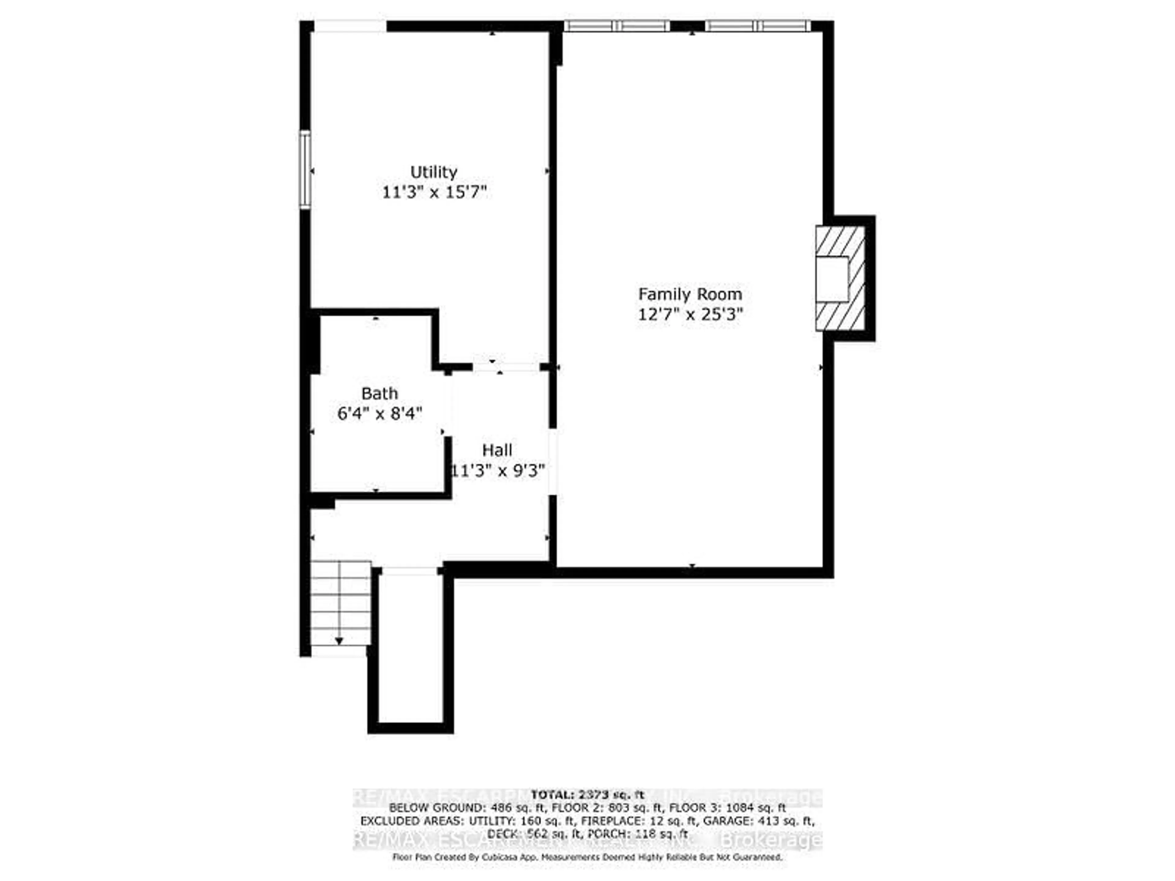 Floor plan for 5071 Spruce Ave, Burlington Ontario L7L 1M6