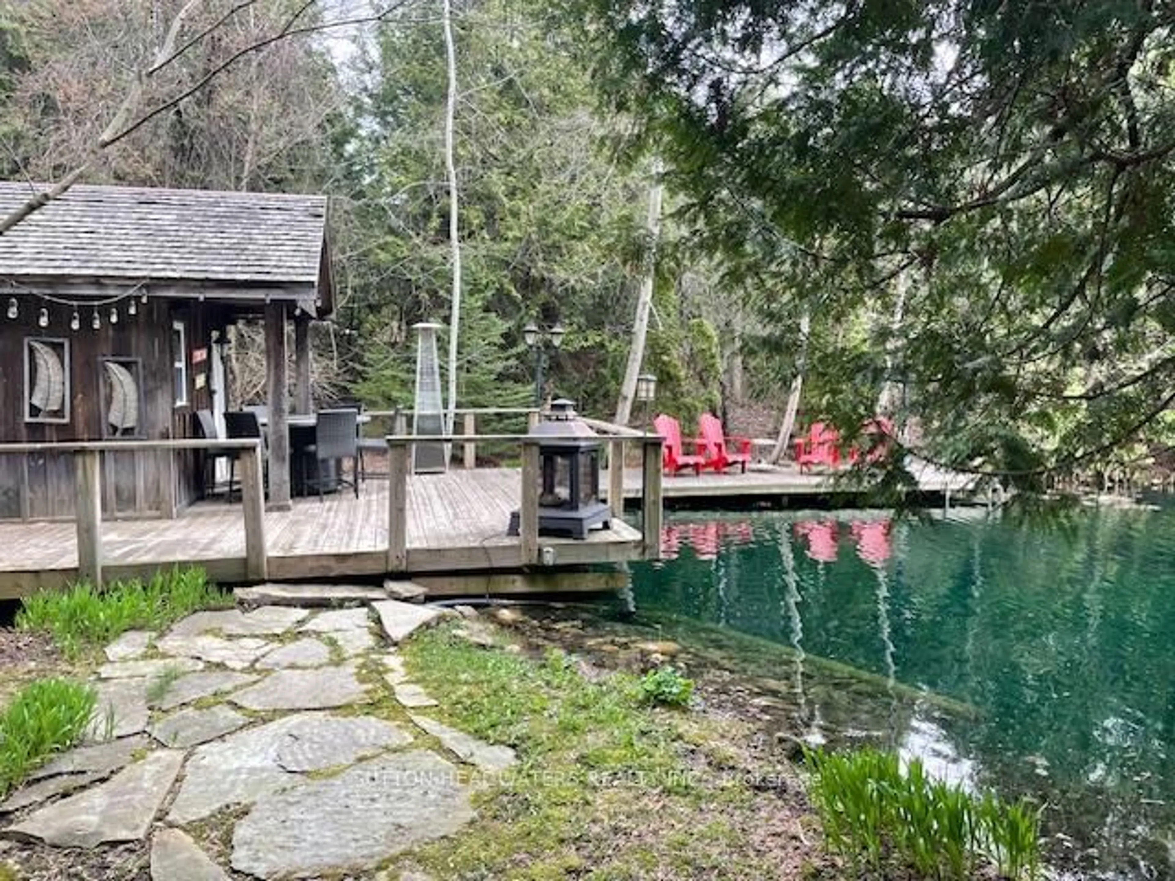 Patio, water/lake/river/ocean view for 563 River Rd, Caledon Ontario L7K 0E5