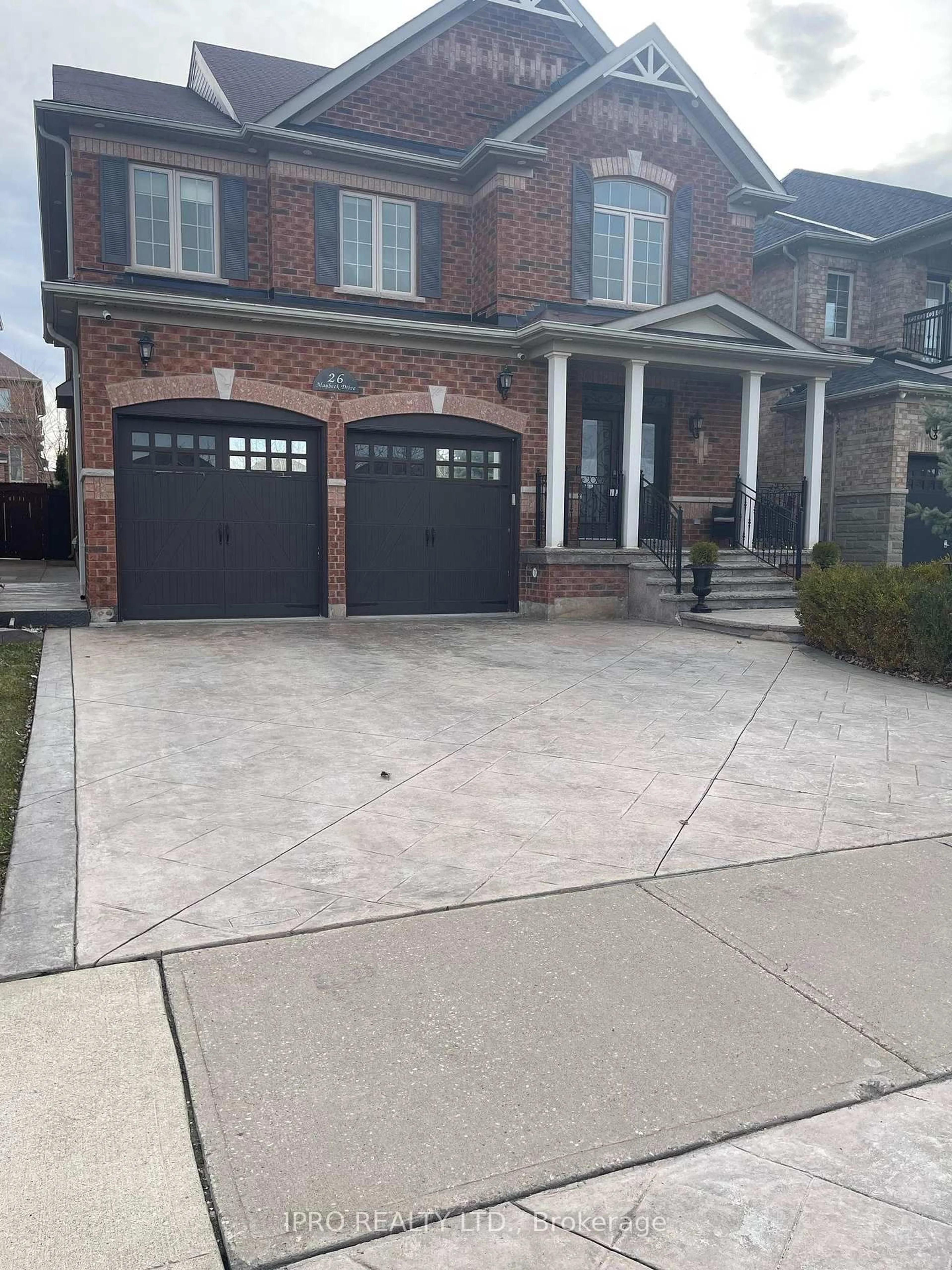 Home with brick exterior material, street for 26 Maybeck Dr, Brampton Ontario L6X 0Z1