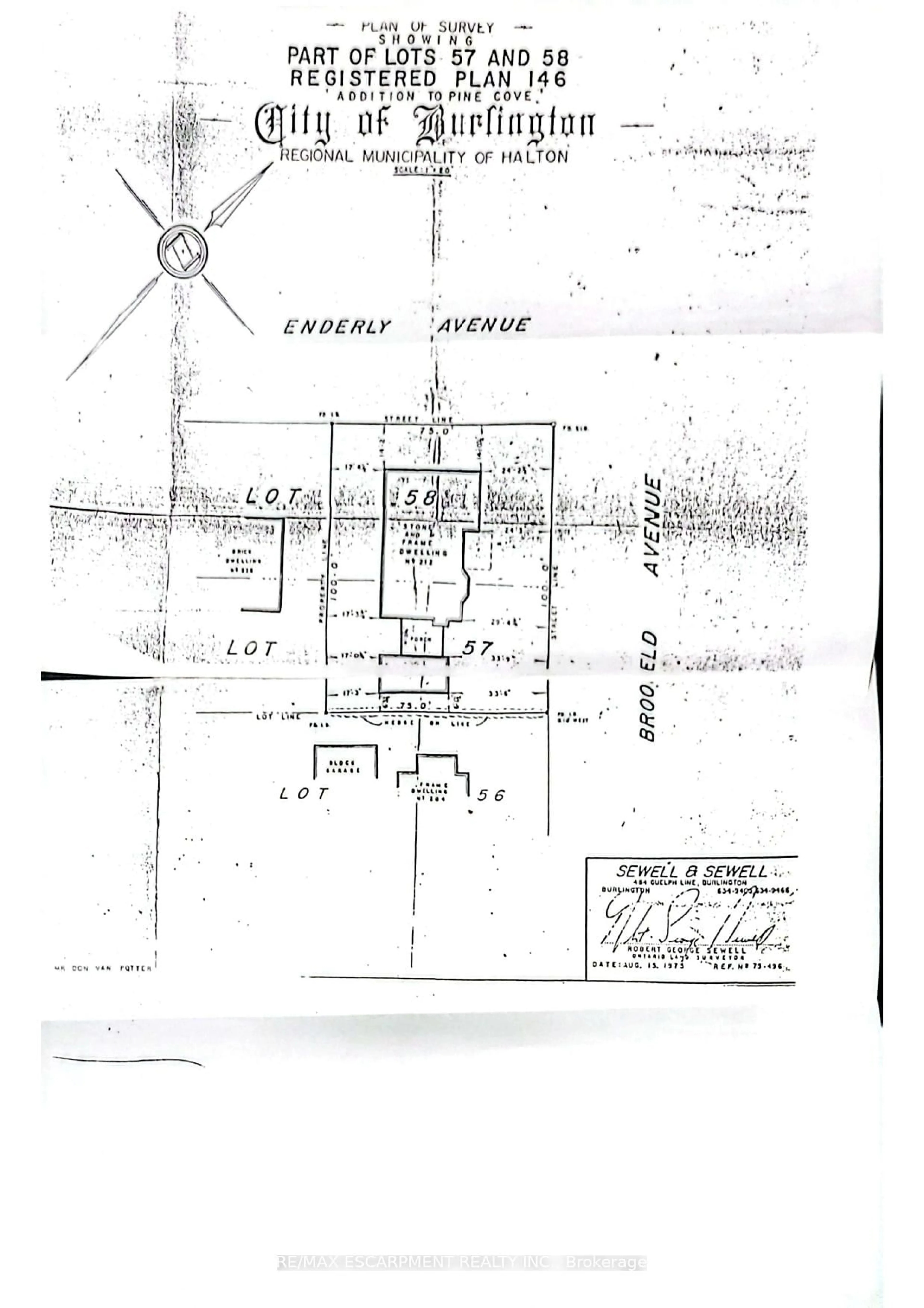 Floor plan for 212 Brookfield Ave, Burlington Ontario L7N 1T8
