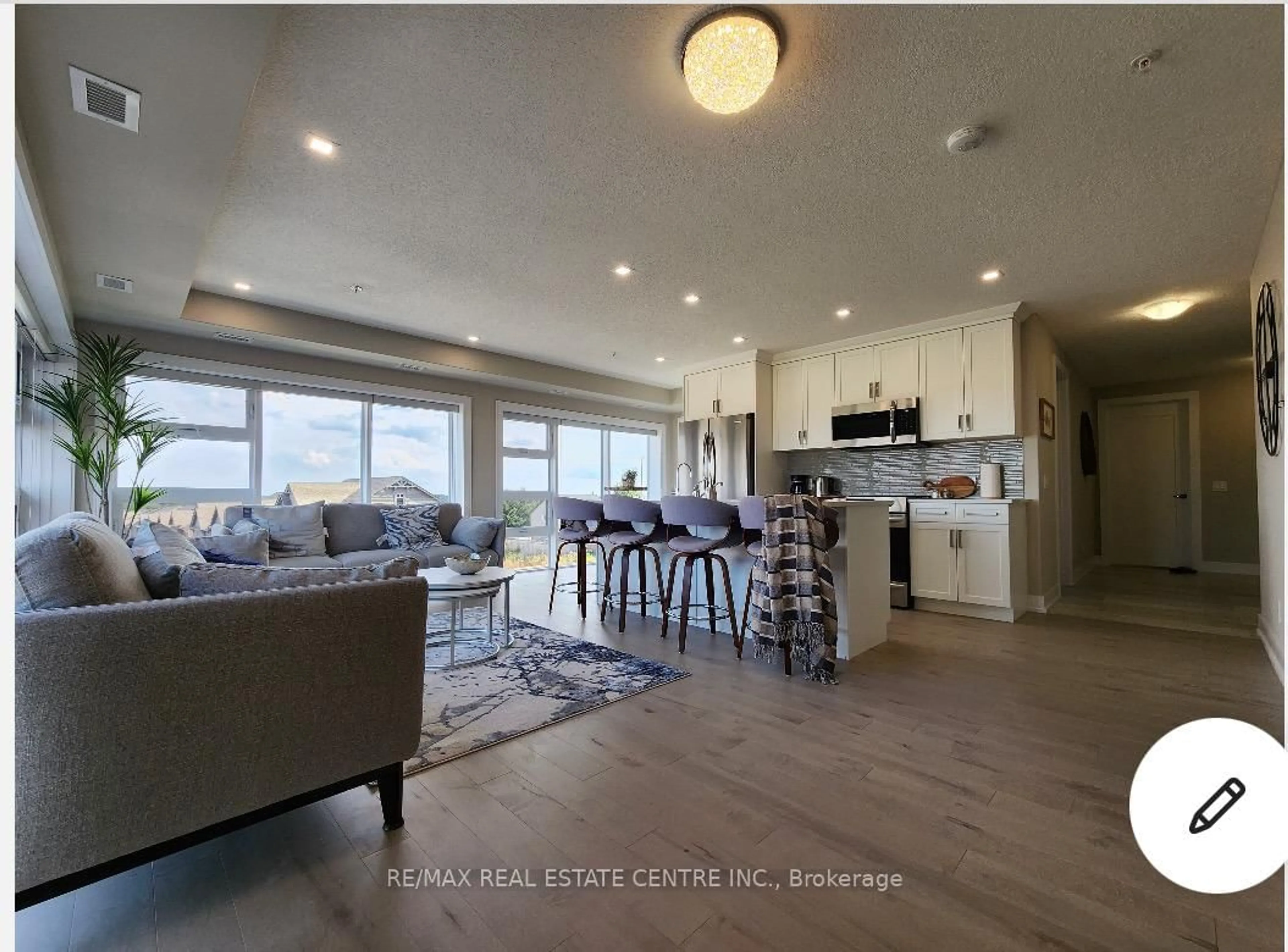 Open concept kitchen, unknown for 105 Spencer Ave #305, Orangeville Ontario L9W 7S3