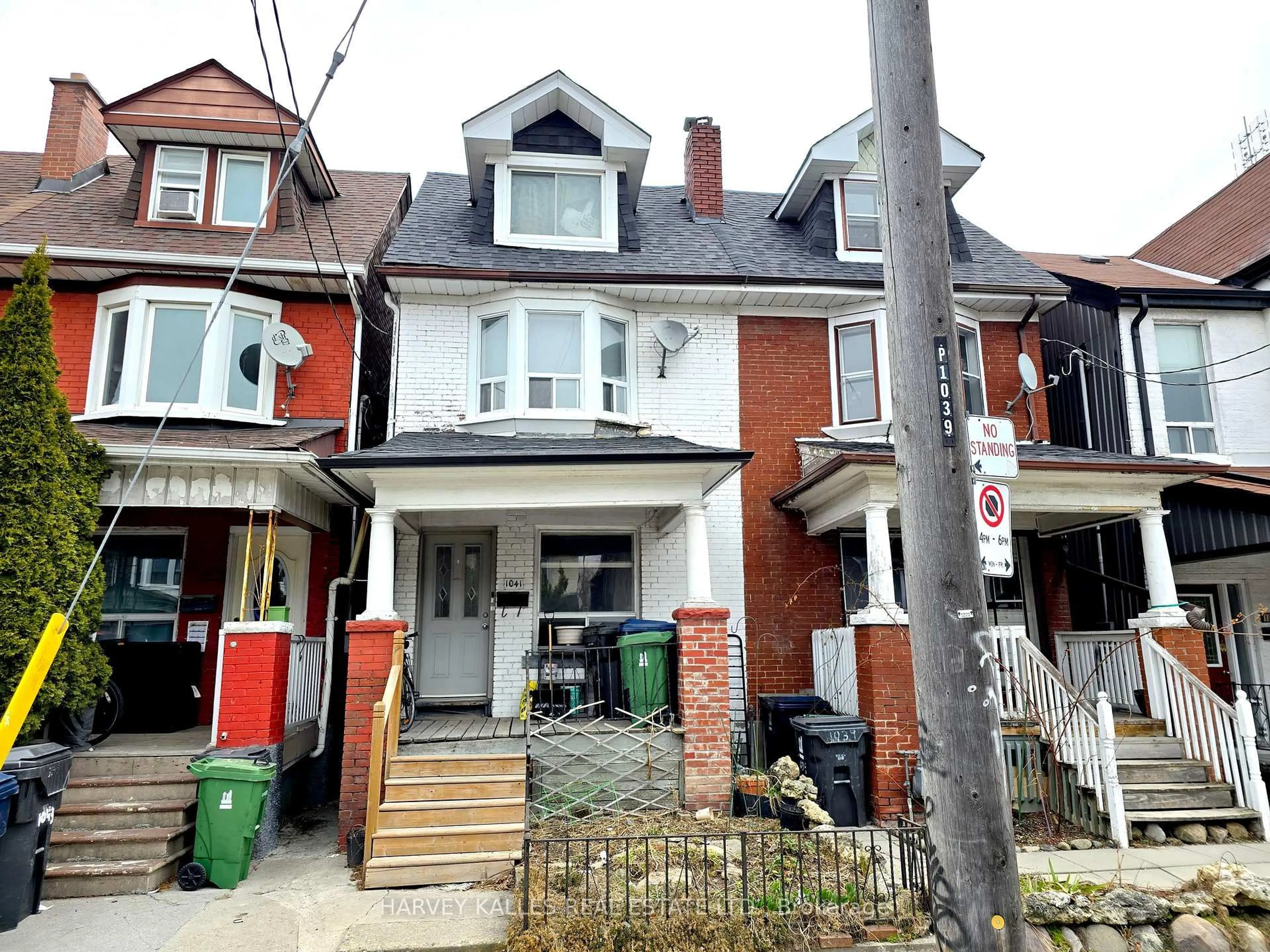 Home with brick exterior material, street for 1041 Ossington Ave, Toronto Ontario M6G 3V9