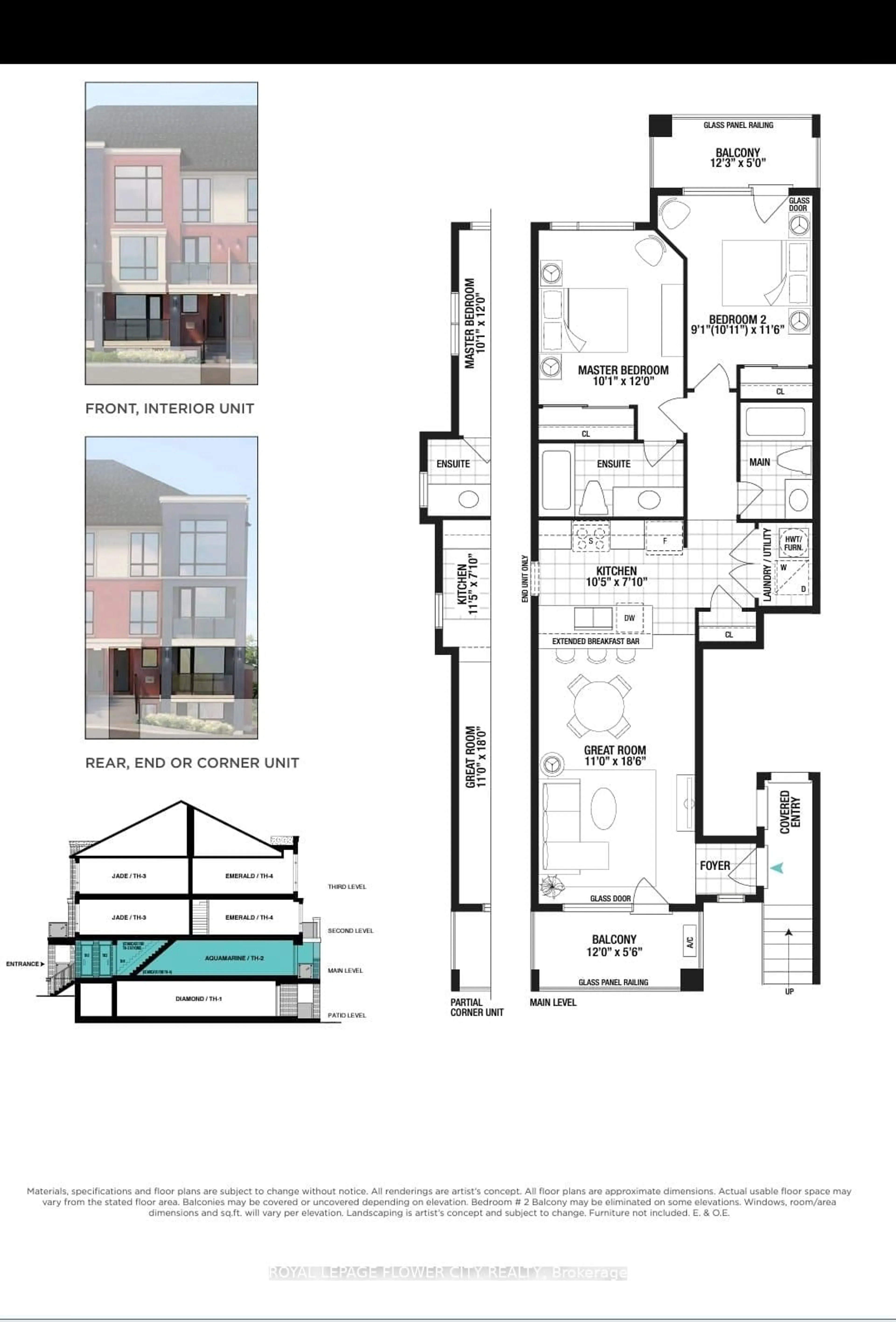 Floor plan for 1930 Wanless Dr #78, Brampton Ontario L7A 0A7
