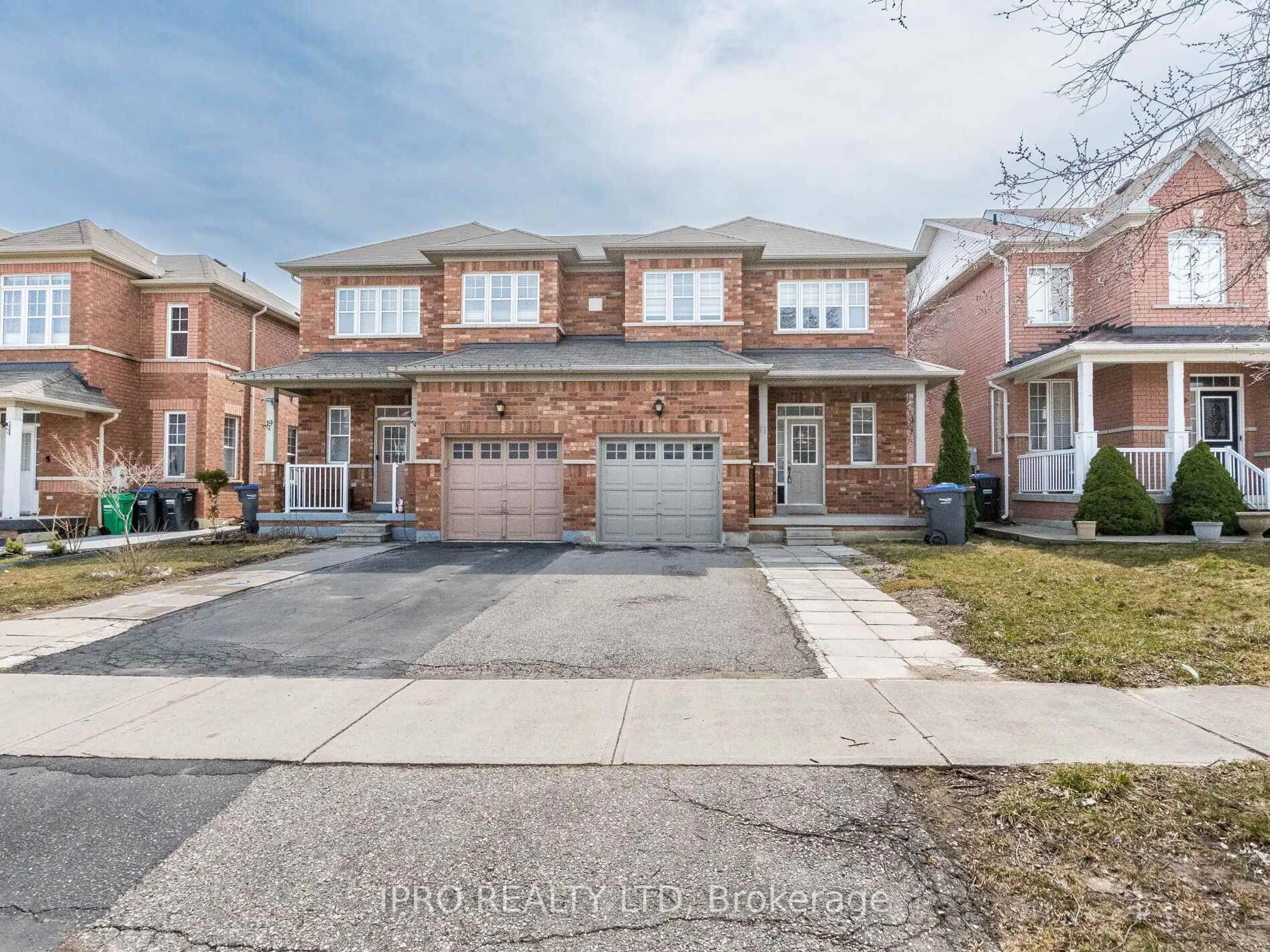 Home with brick exterior material, street for 17 Prudhomme Dr, Brampton Ontario L6R 0H2
