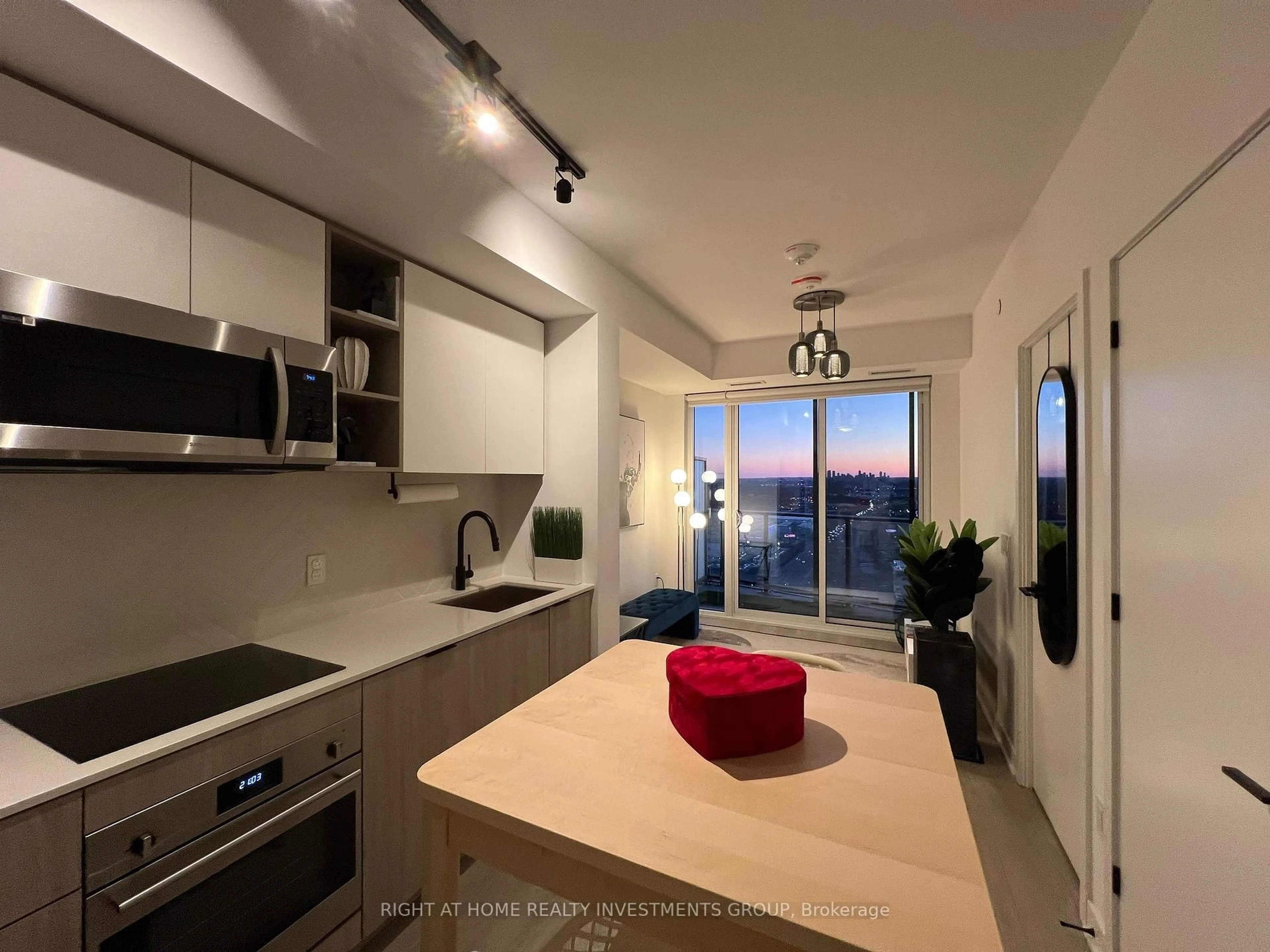 Open concept kitchen, unknown for 36 Zorra St #3211, Toronto Ontario M8Z 0G5