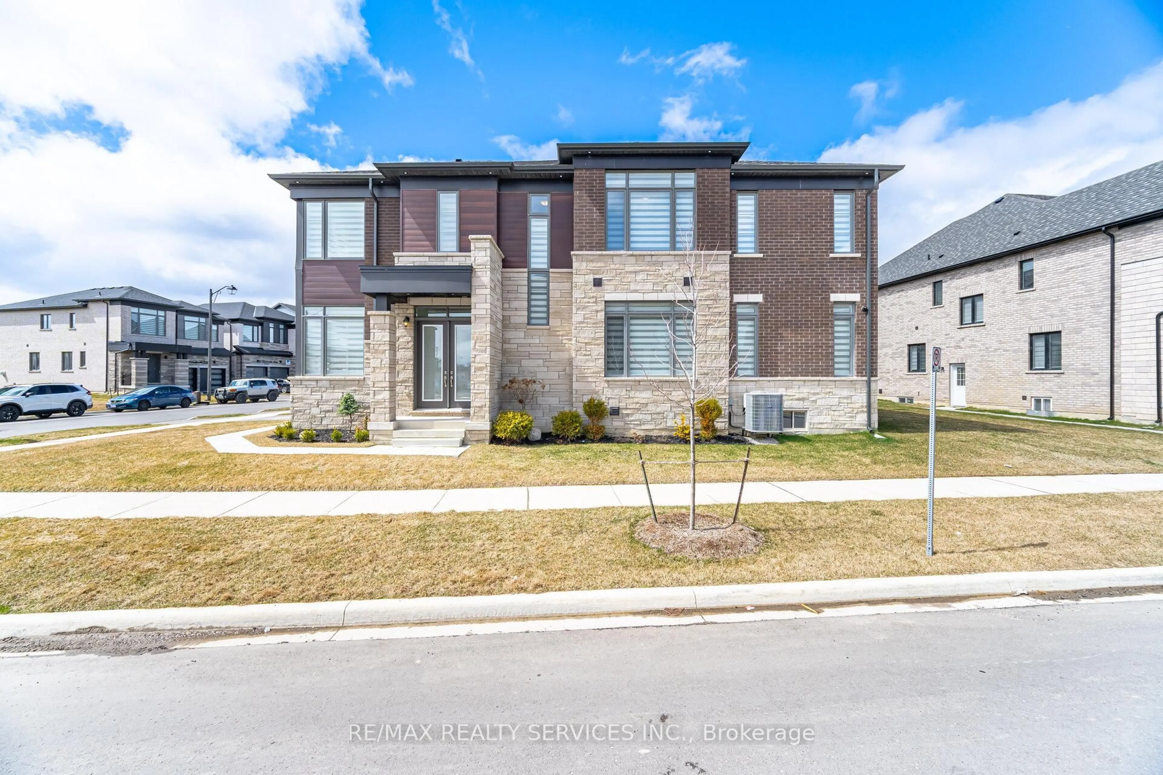 Home with brick exterior material, street for 1 Coulterville Dr, Caledon Ontario L7C 4M1