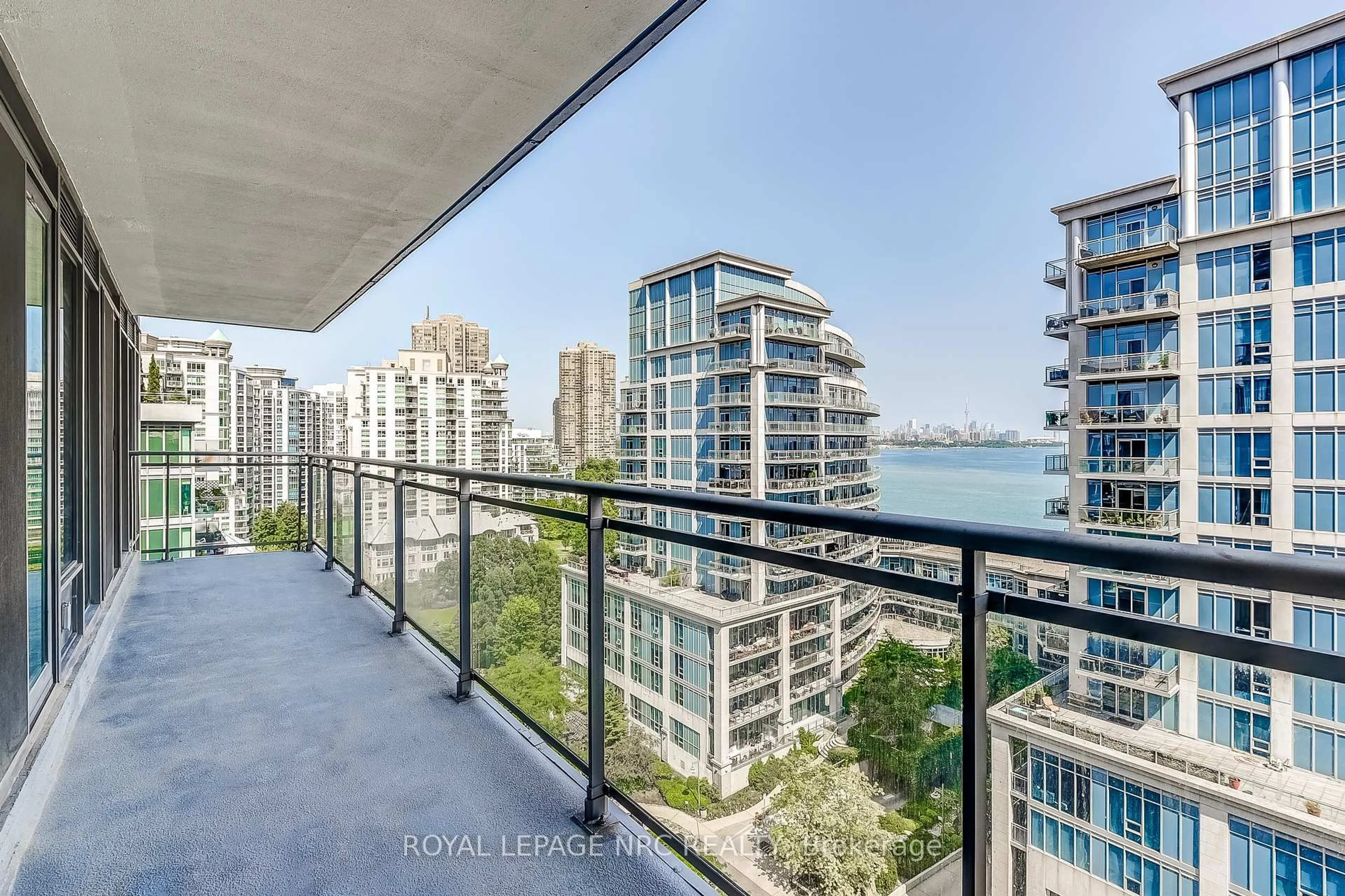 Balcony in the apartment, water/lake/river/ocean view for 2121 Lakeshore Blvd #1211, Toronto Ontario M8V 4E9