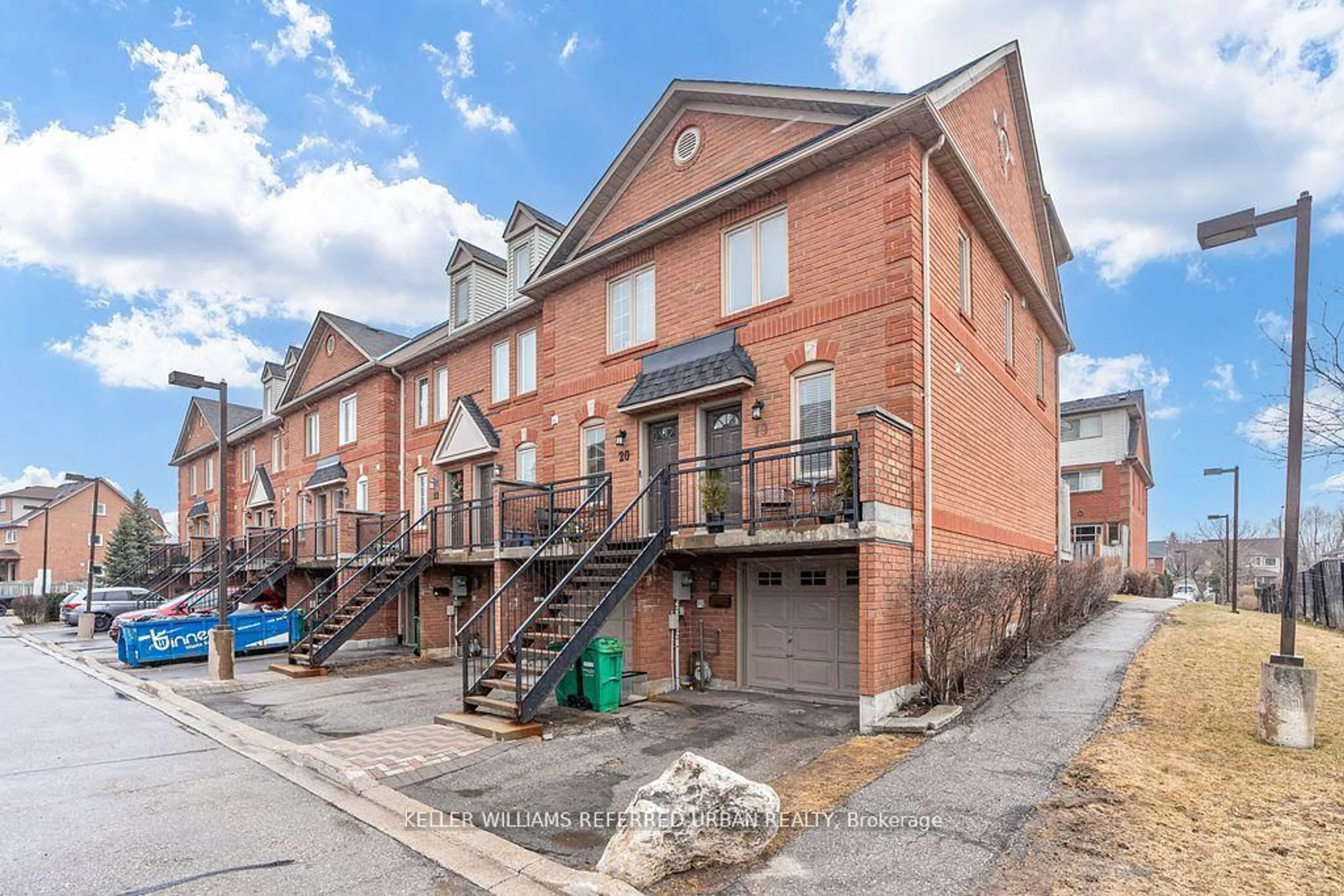 Home with brick exterior material, street for 3895 Doug Leavens Blvd #19, Mississauga Ontario L5N 7G1
