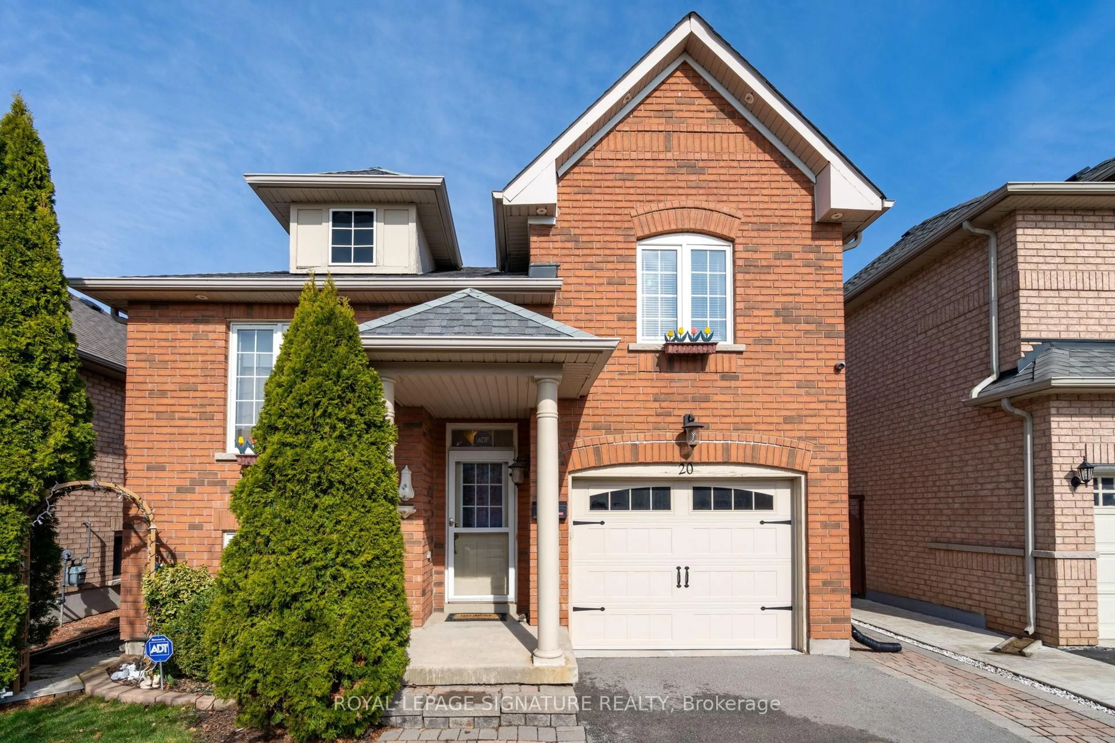 Home with brick exterior material, street for 20 Thimbleberry St, Brampton Ontario L7A 3L3