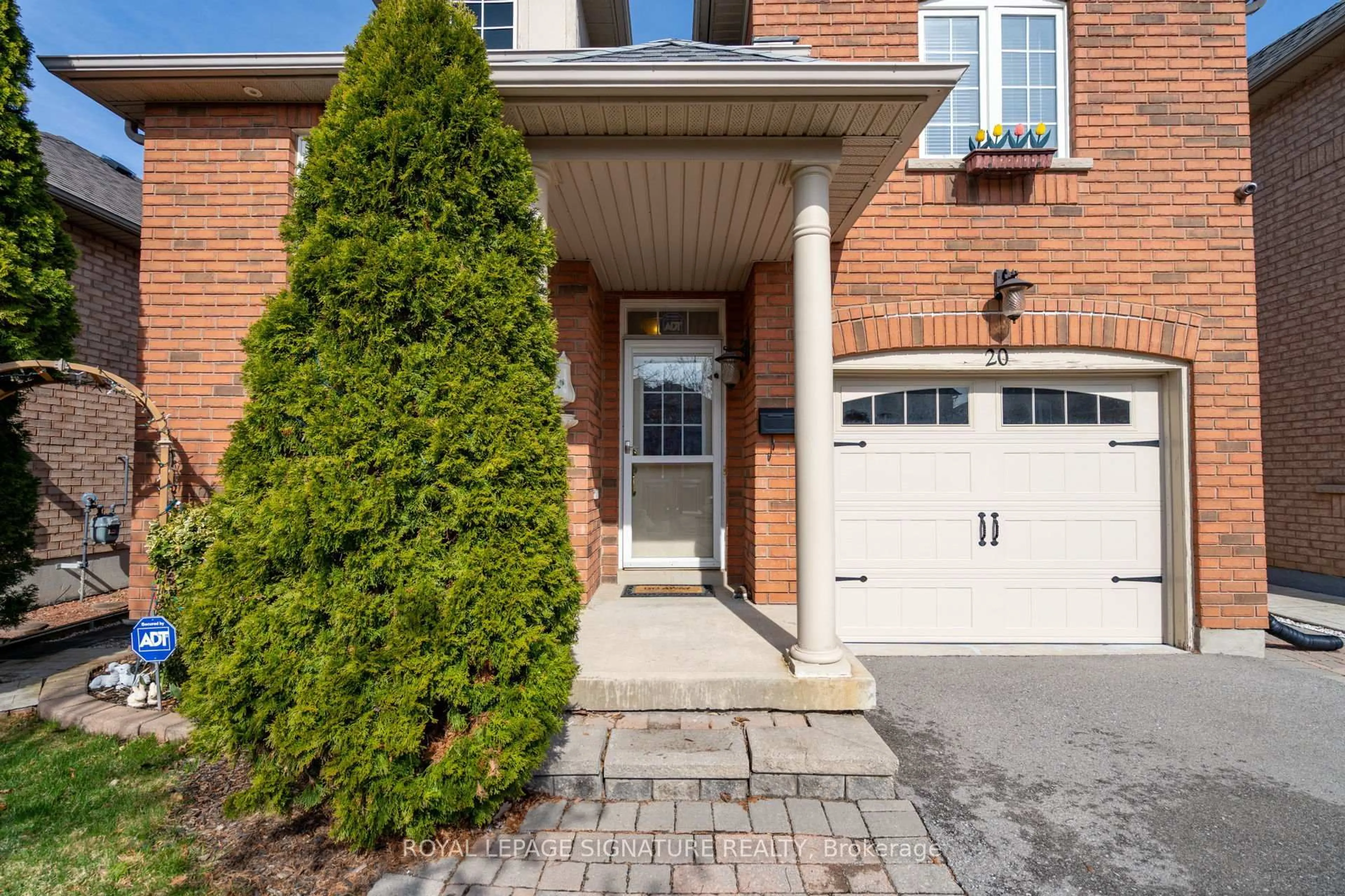 Home with brick exterior material, street for 20 Thimbleberry St, Brampton Ontario L7A 3L3