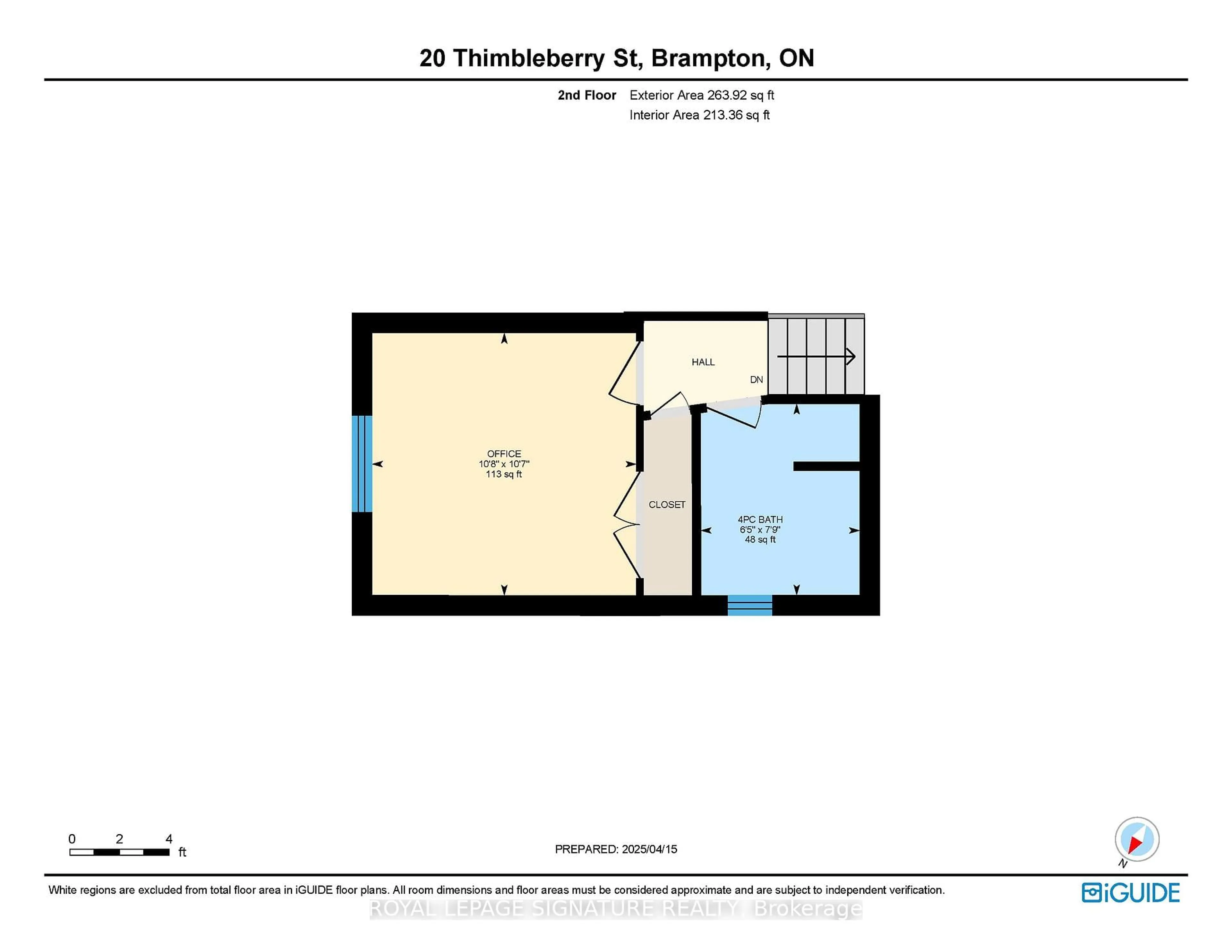 Floor plan for 20 Thimbleberry St, Brampton Ontario L7A 3L3