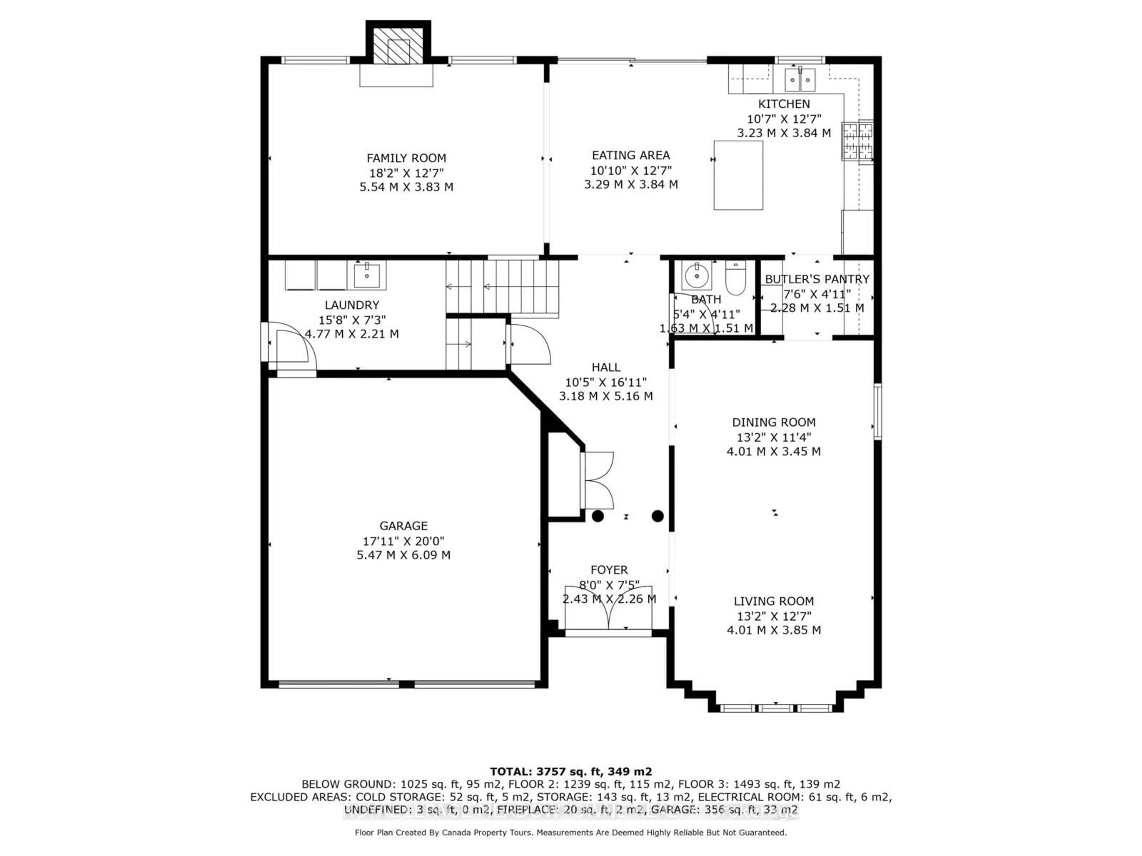 Floor plan for 5 Beacon Hill Dr, Brampton Ontario L6X 0V6