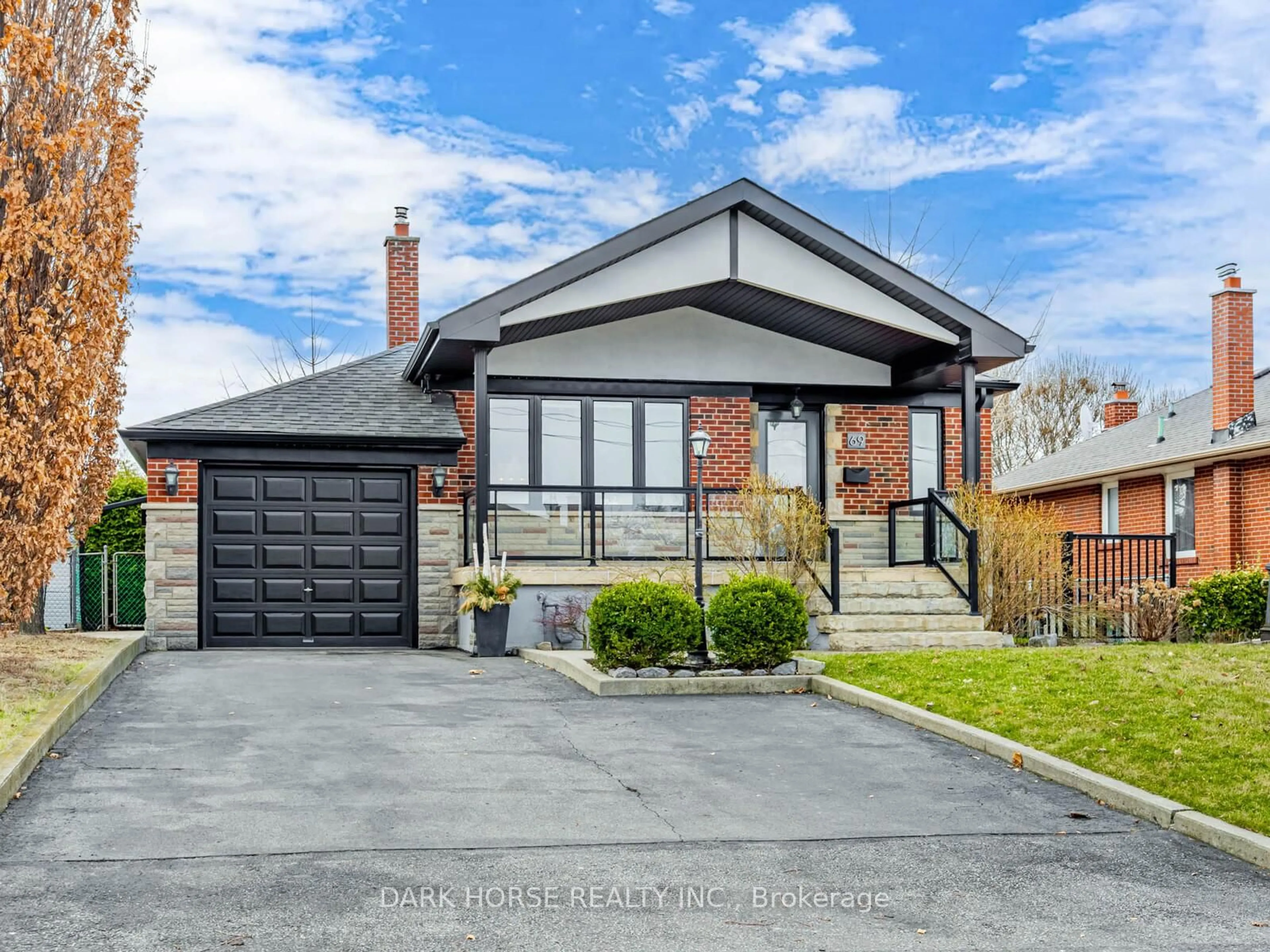 Home with brick exterior material, street for 69 Tavistock Rd, Toronto Ontario M3M 2N8