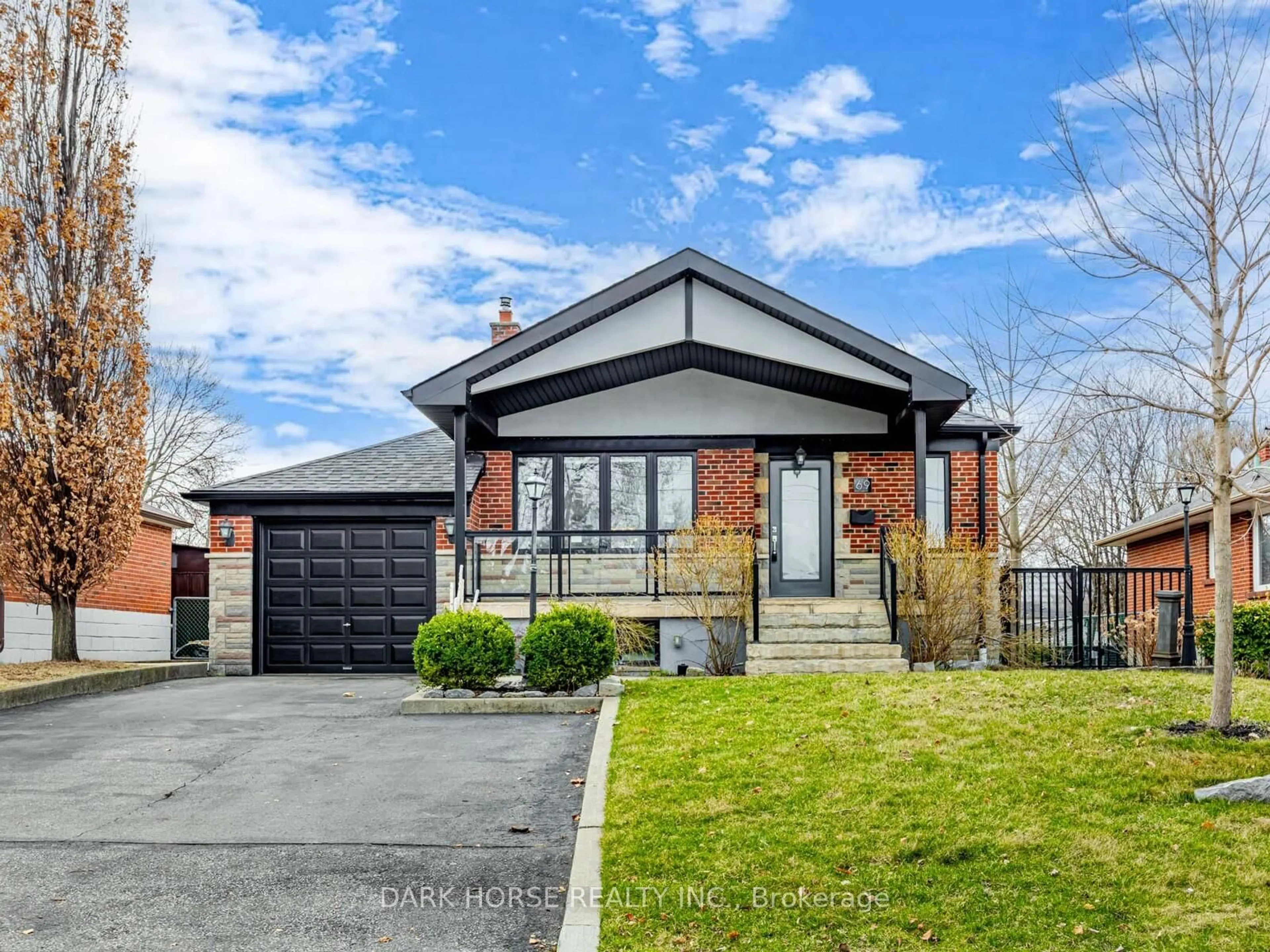 Home with brick exterior material, street for 69 Tavistock Rd, Toronto Ontario M3M 2N8
