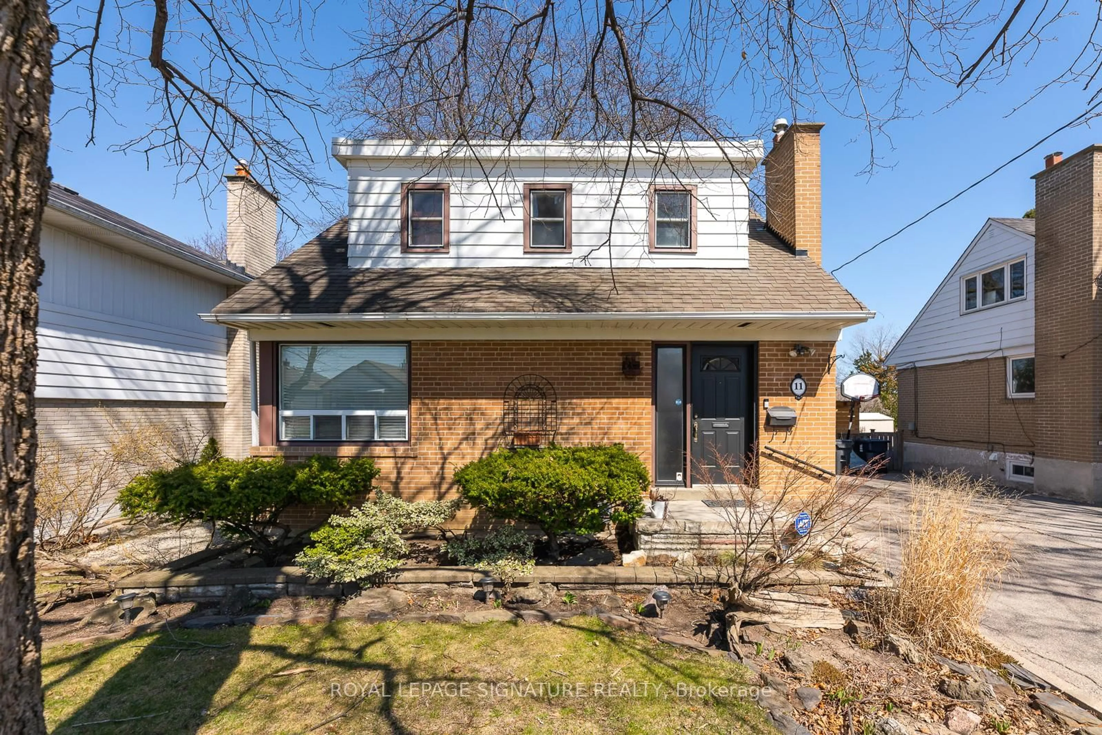 Home with brick exterior material, street for 11 Coppermill Dr, Toronto Ontario M9W 3Z1
