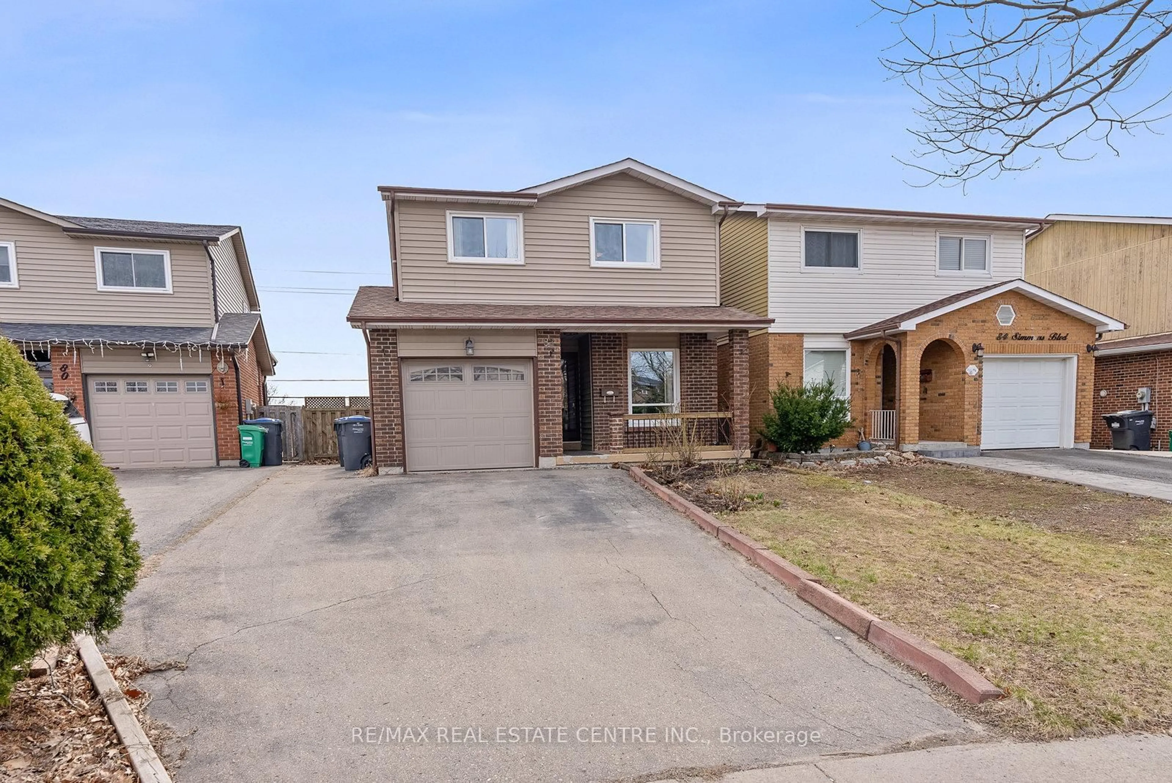 Home with brick exterior material, street for 82 Simmons Blvd, Brampton Ontario L6V 3V6