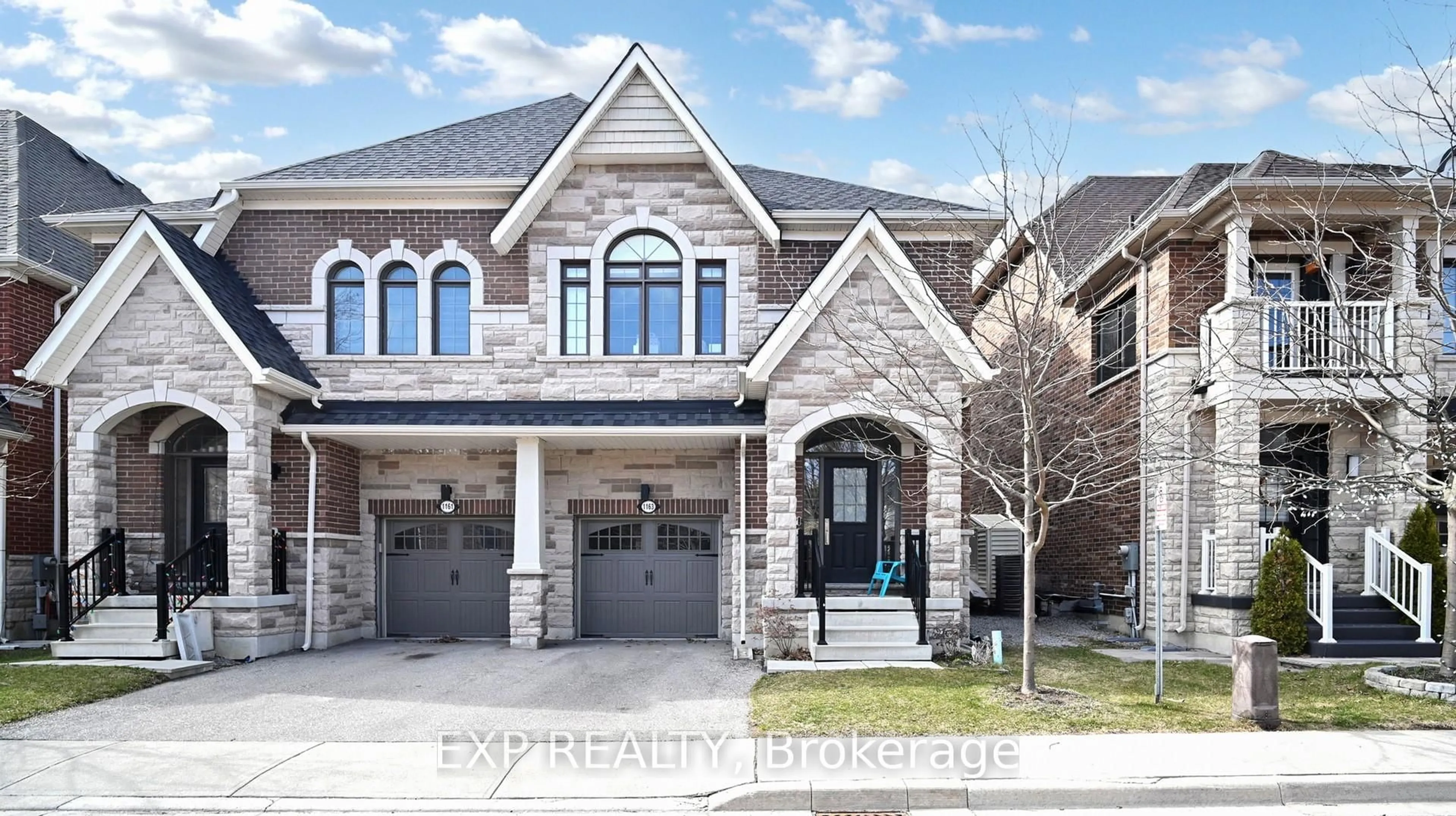 Home with brick exterior material, street for 1163 Carnegie Dr, Mississauga Ontario L5E 0A6