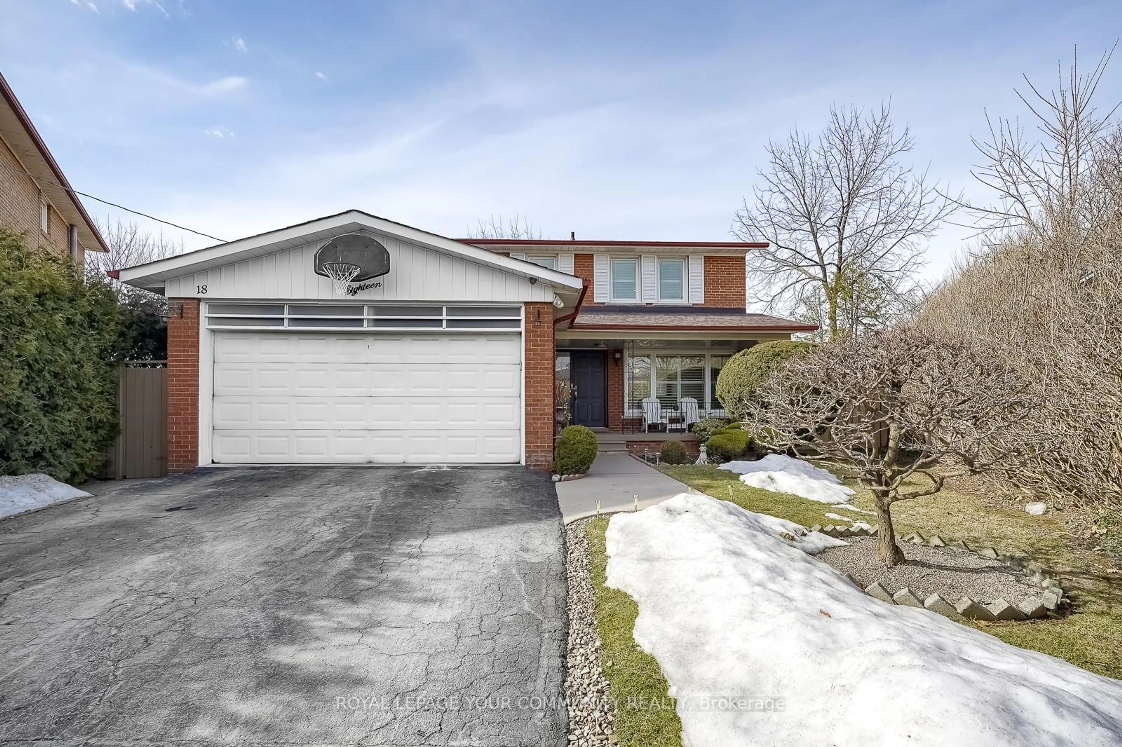 Home with brick exterior material, street for 18 Terryellen Cres, Toronto Ontario M9C 1H7