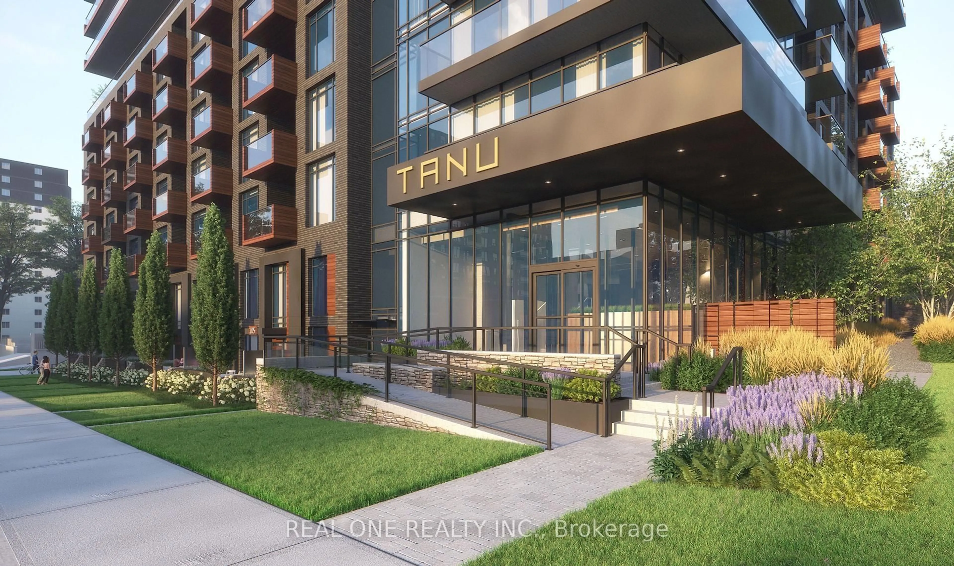 Indoor foyer for 21 Park St #215, Mississauga Ontario L5G 0C2
