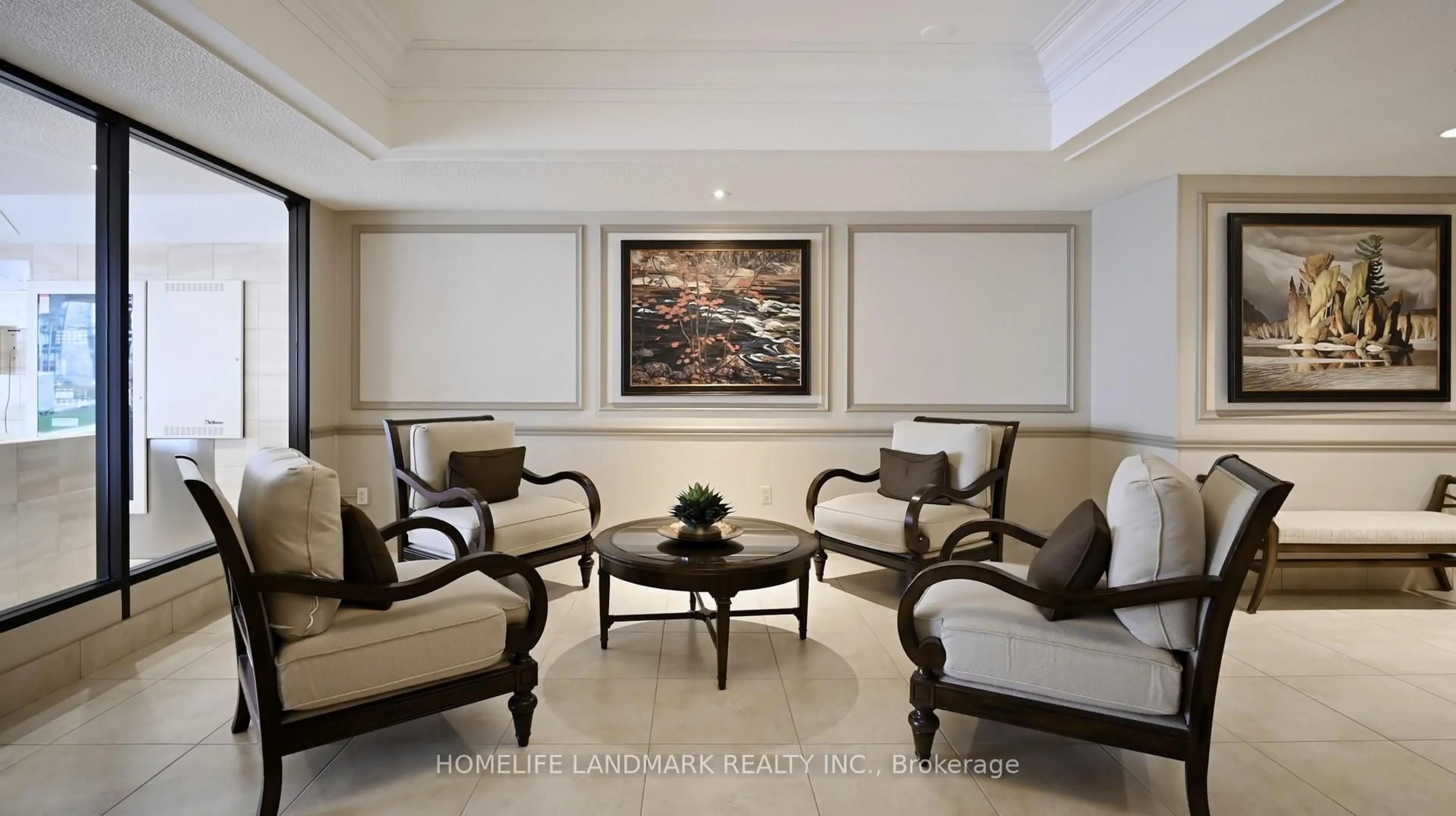 Lobby for 2185 Marine Dr #107, Oakville Ontario L6L 5L6