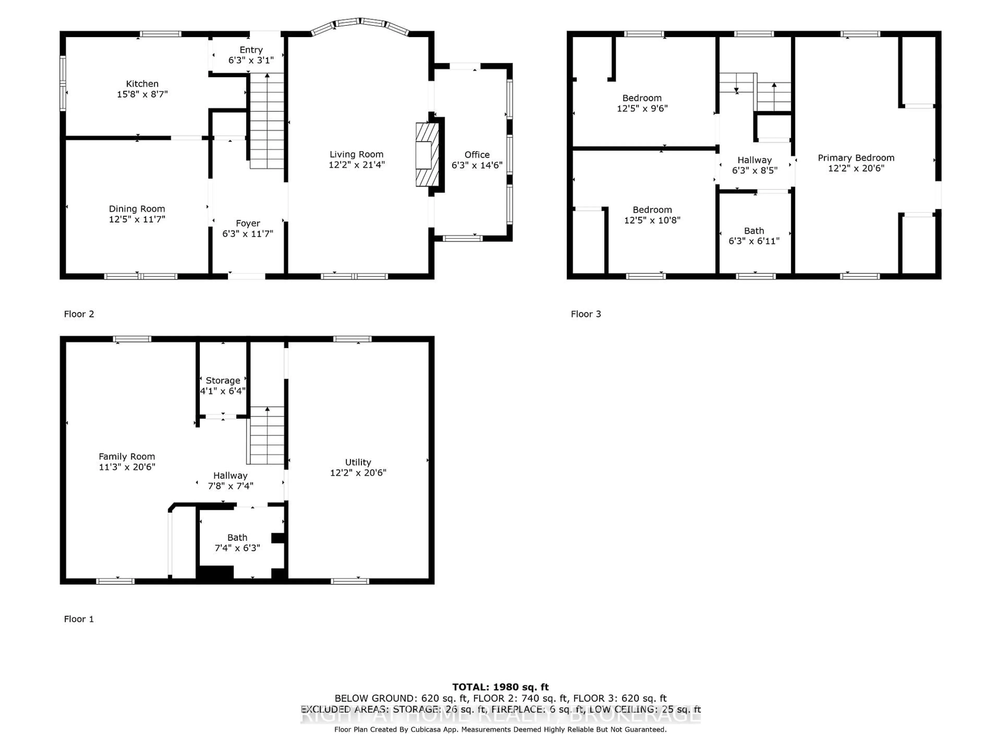 Floor plan for 263 Hart Ave, Burlington Ontario L7N 1P3