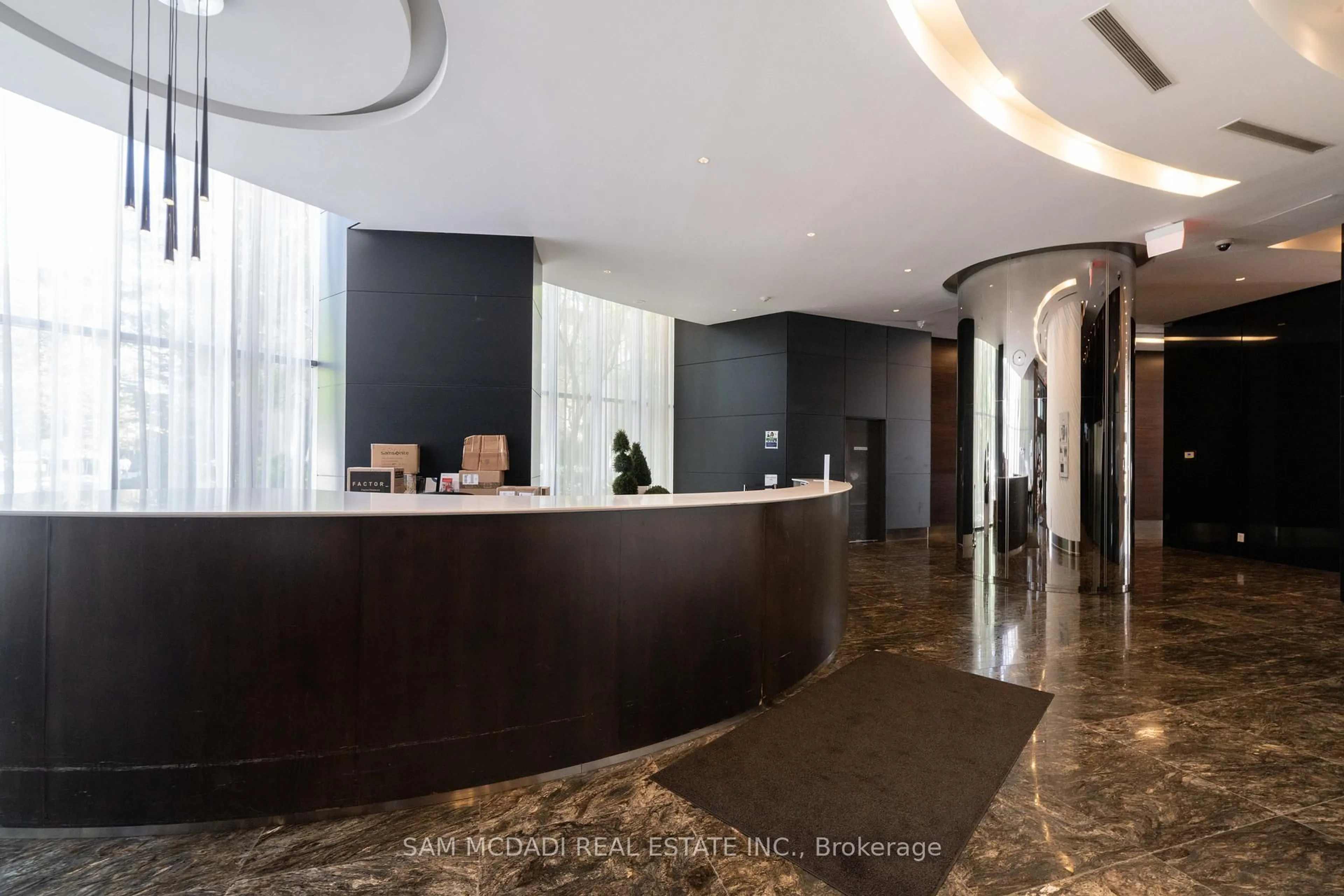 Lobby for 60 Absolute Ave #1807, Mississauga Ontario L4Z 0A9