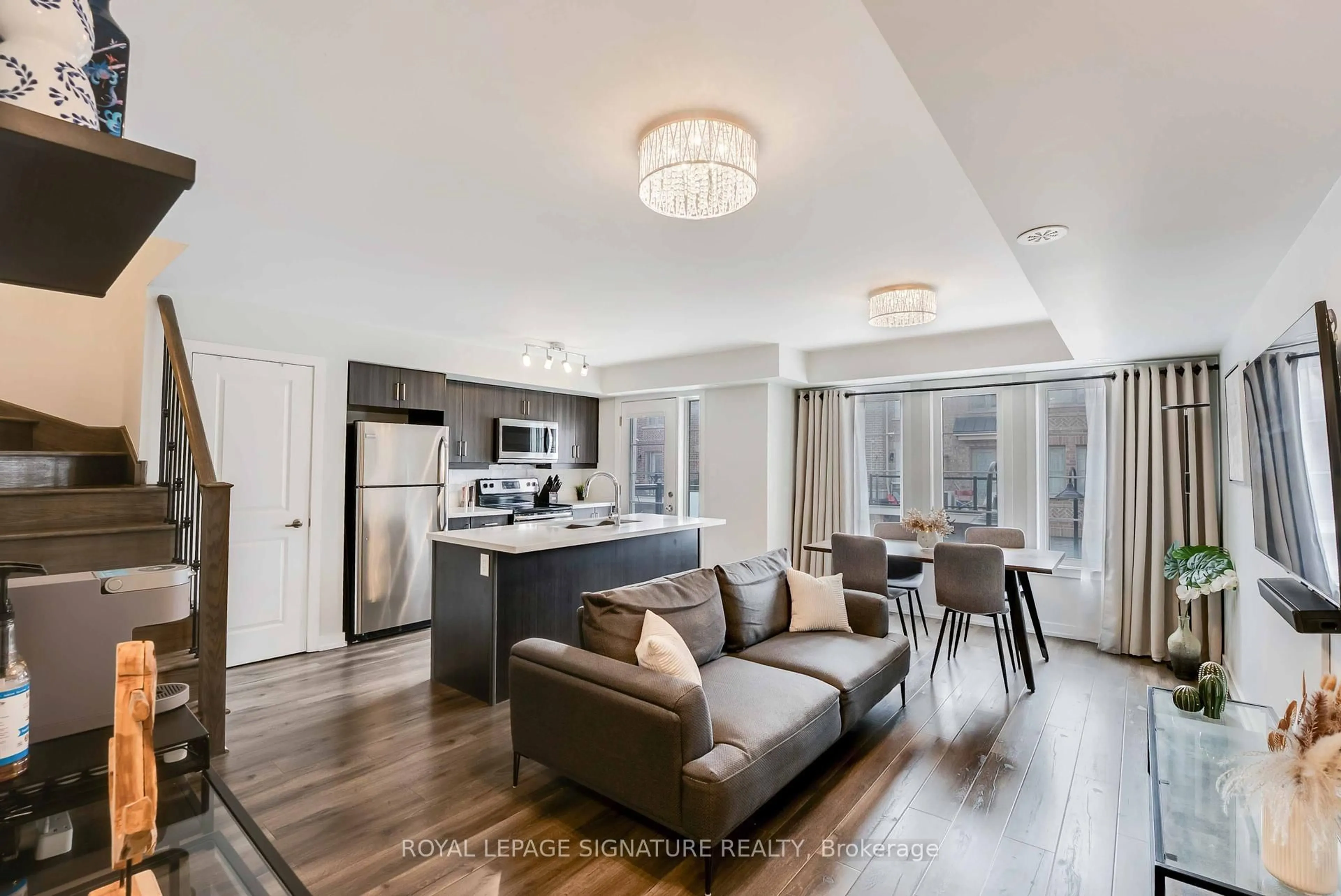 Open concept kitchen, unknown for 2315 Sheppard Ave #50, Toronto Ontario M9M 0E8