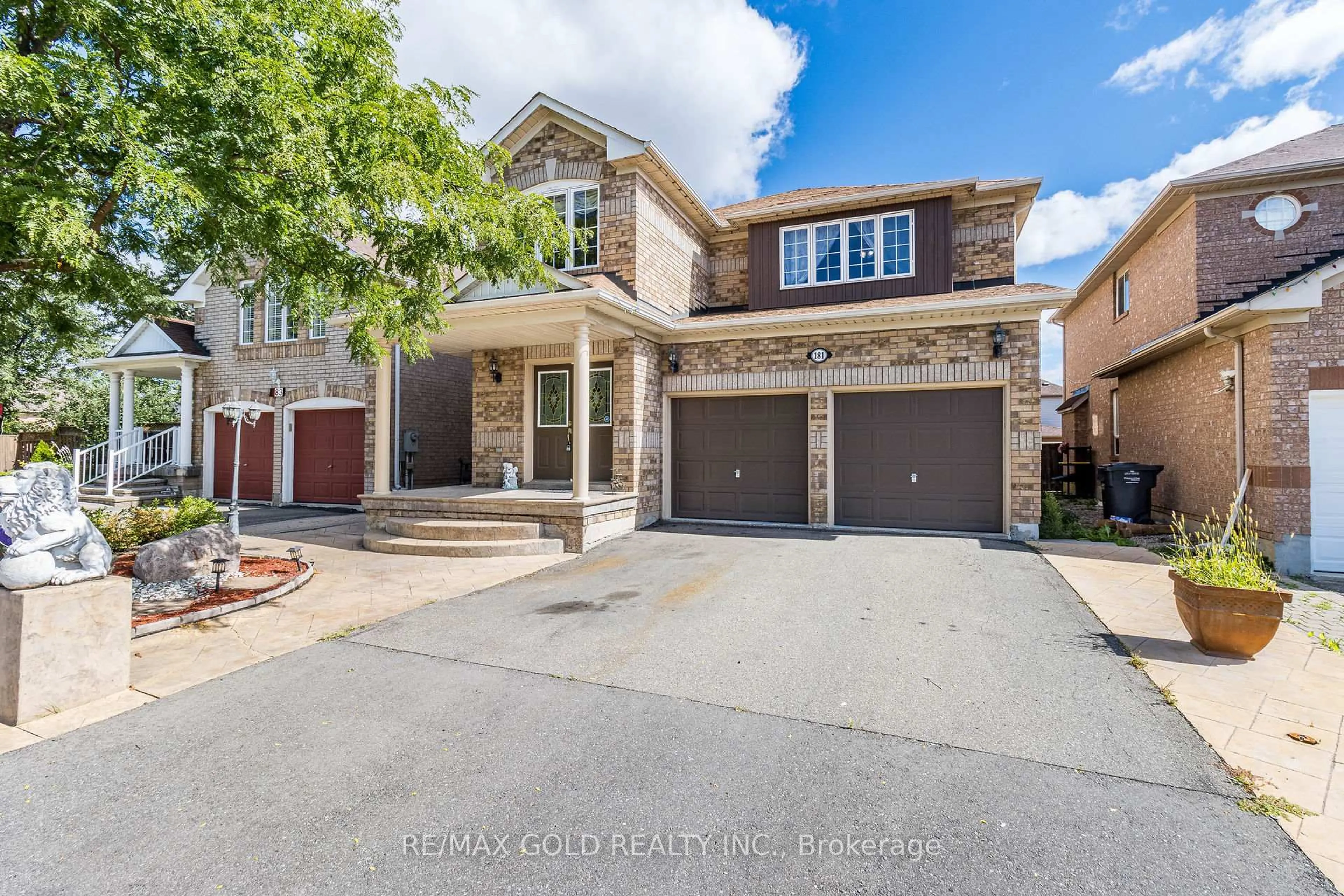 Home with brick exterior material, street for 181 Brisdale Dr, Brampton Ontario L7A 2Y8