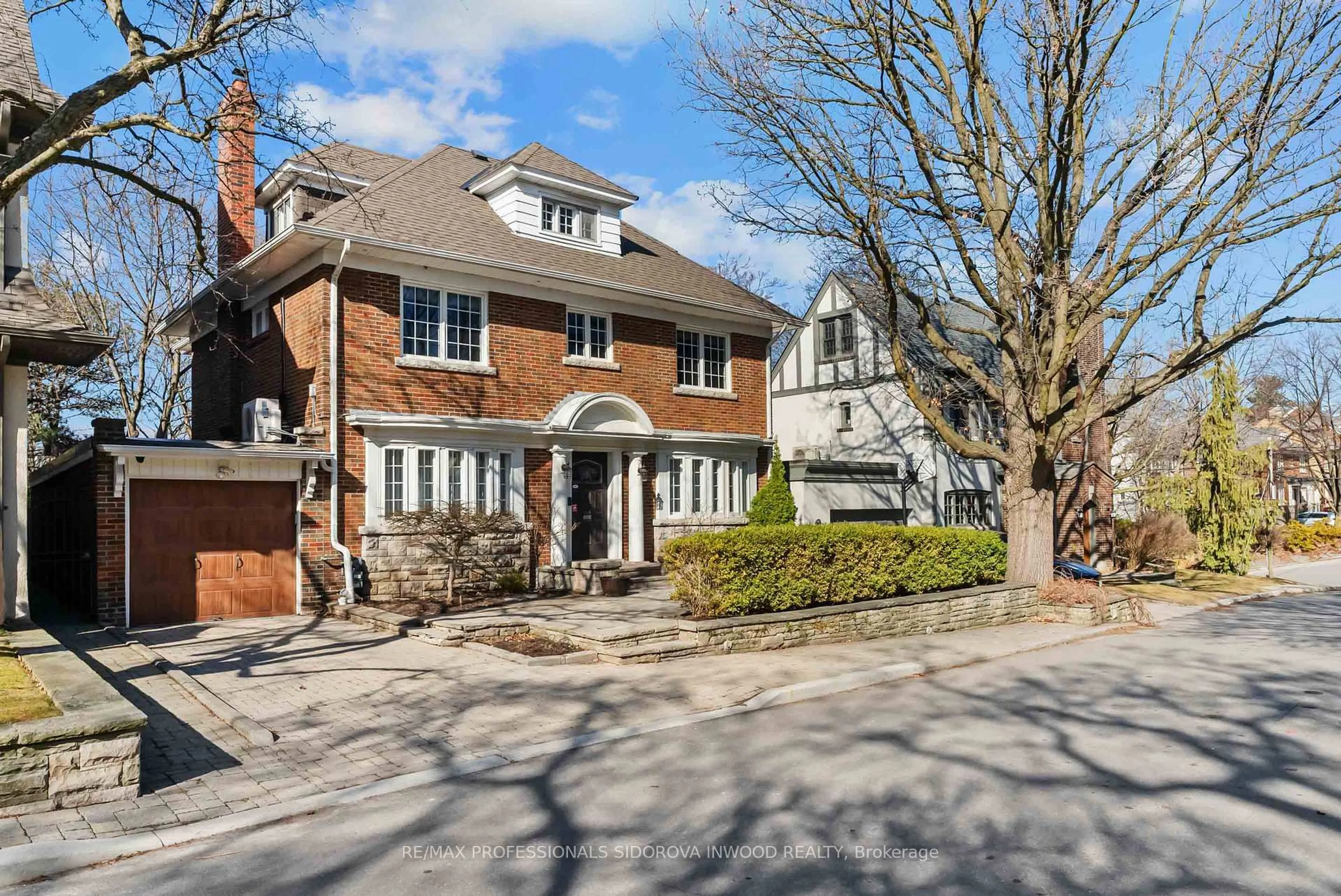 Home with brick exterior material, street for 6 Grenadier Hts, Toronto Ontario M6S 2W6