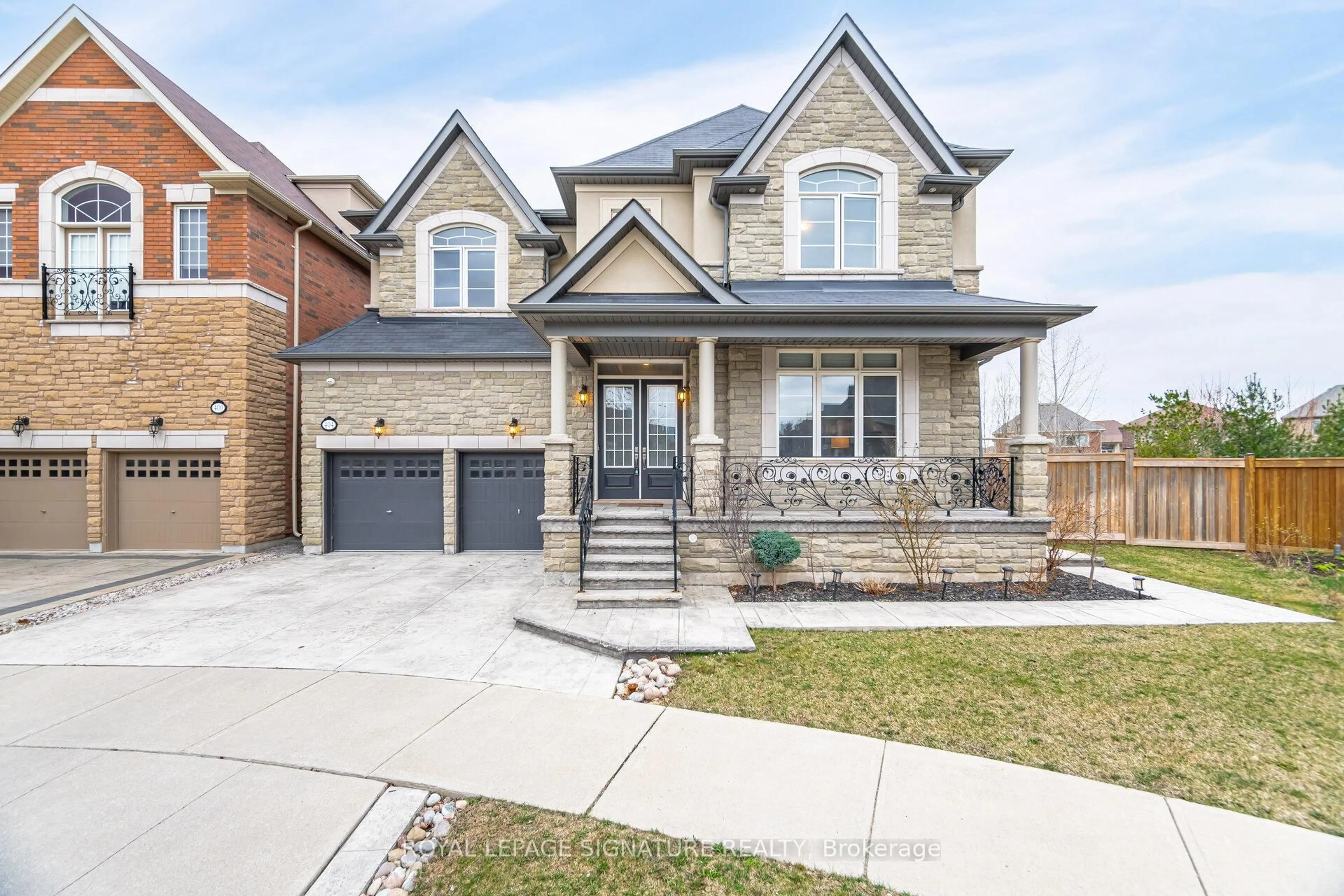 Home with brick exterior material, street for 404 Ellen Davidson Dr, Oakville Ontario L6M 0Y7