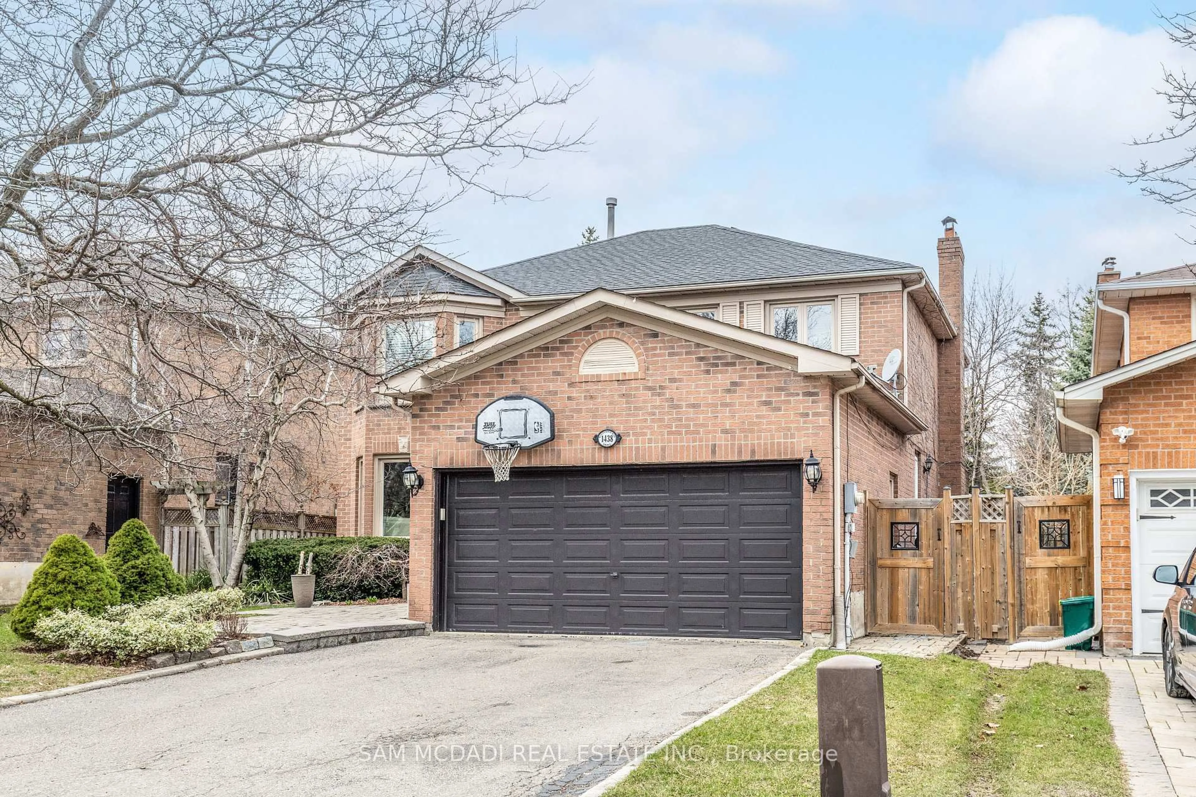 Home with brick exterior material, street for 1438 Winterbourne Dr, Oakville Ontario L6J 7B5